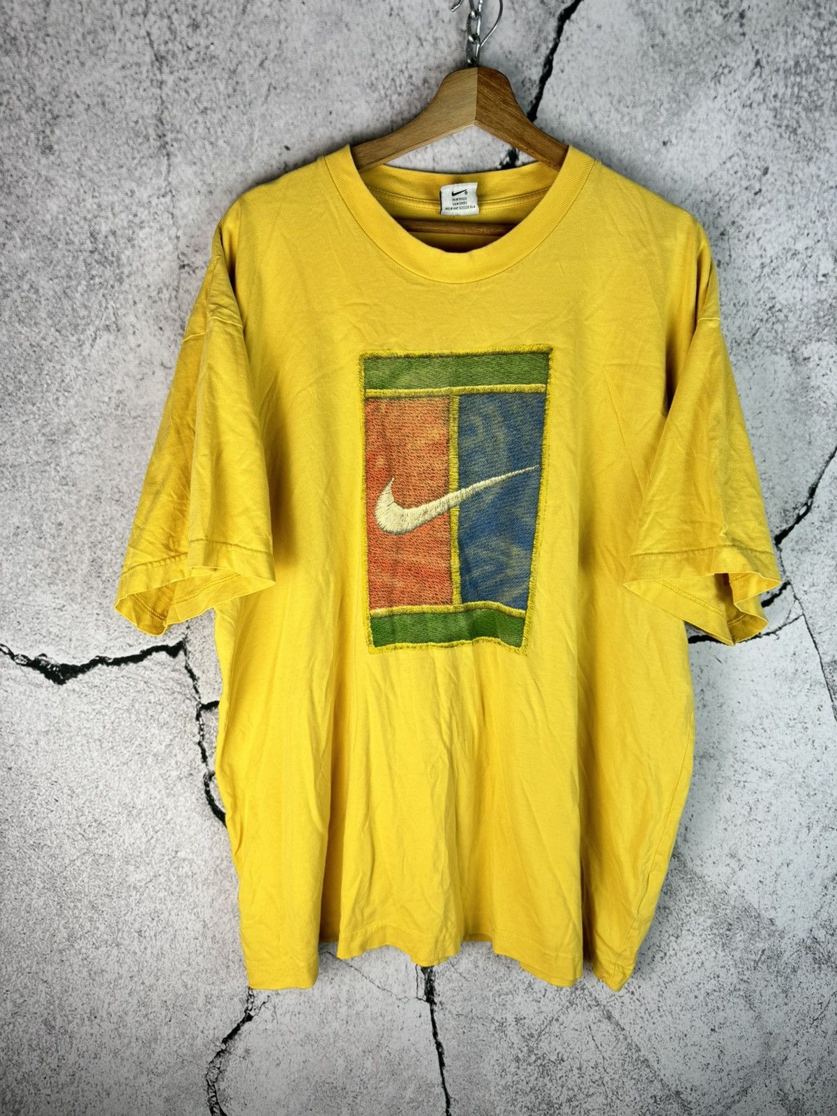 Nike Vintage 90s Nike Court Tennis Graphic T-Shirt Size US XL / EU 56 / 4 - 1 Thumbnail