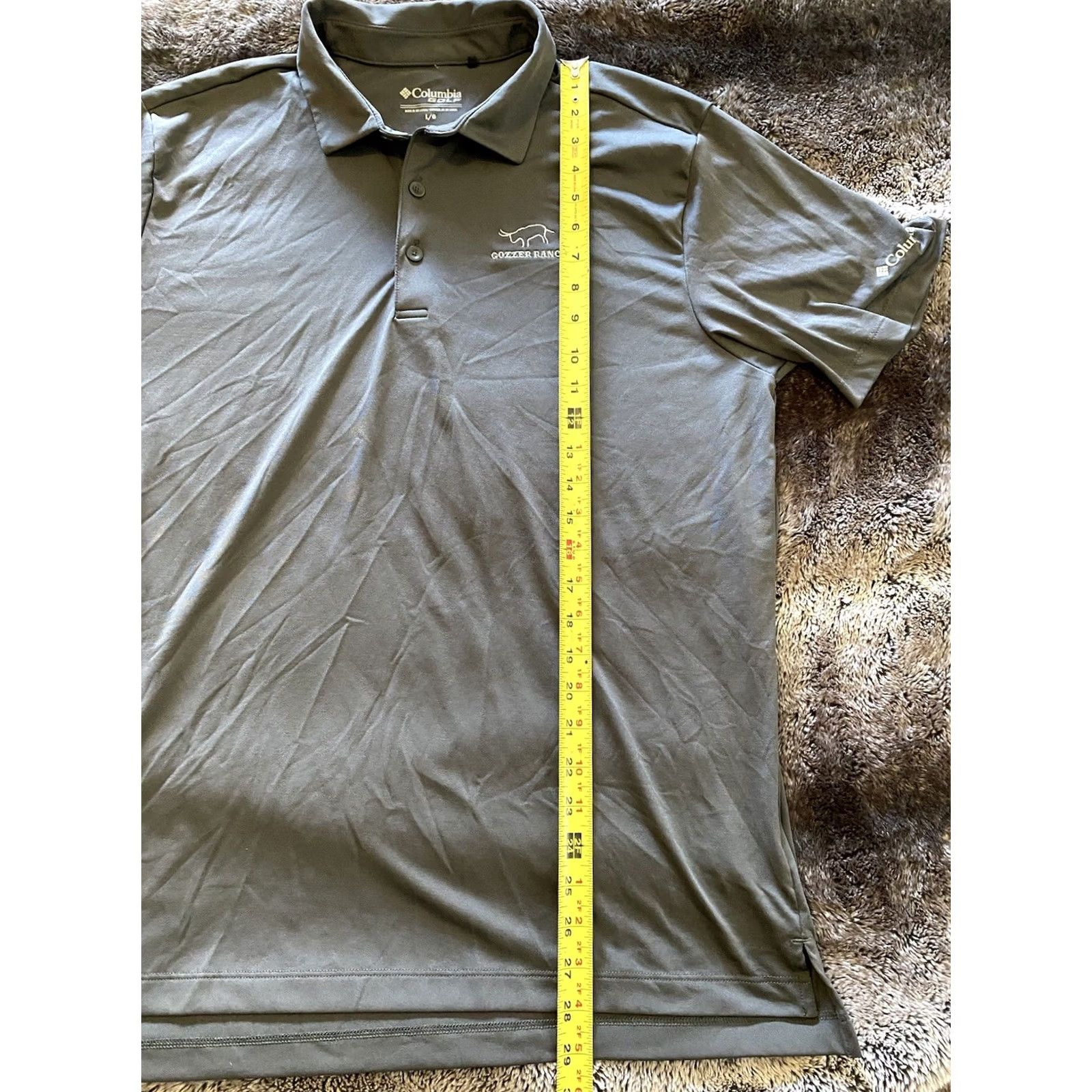 Peter Millar Gozzer Ranch Columbia Golf Polo Men’s L Shirt Gray Size US L / EU 52-54 / 3 - 6 Thumbnail
