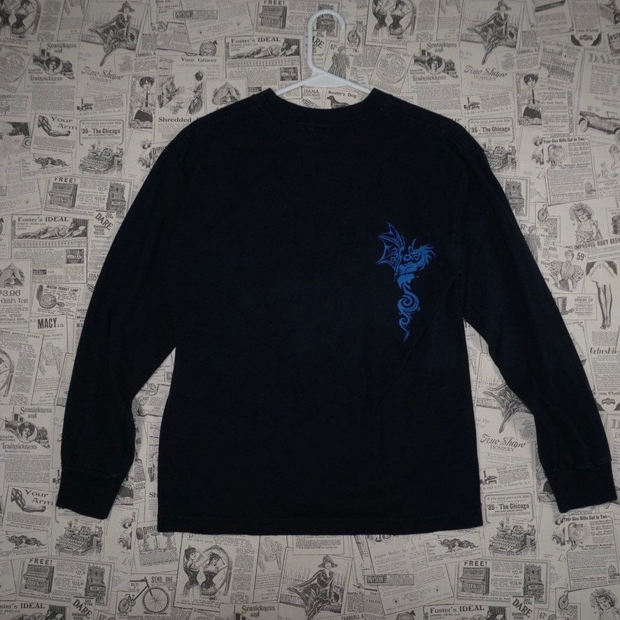 Vintage Large - Vintage / Y2K long sleeve tribal dragon motorcycle Size US L / EU 52-54 / 3 - 2 Thumbnail