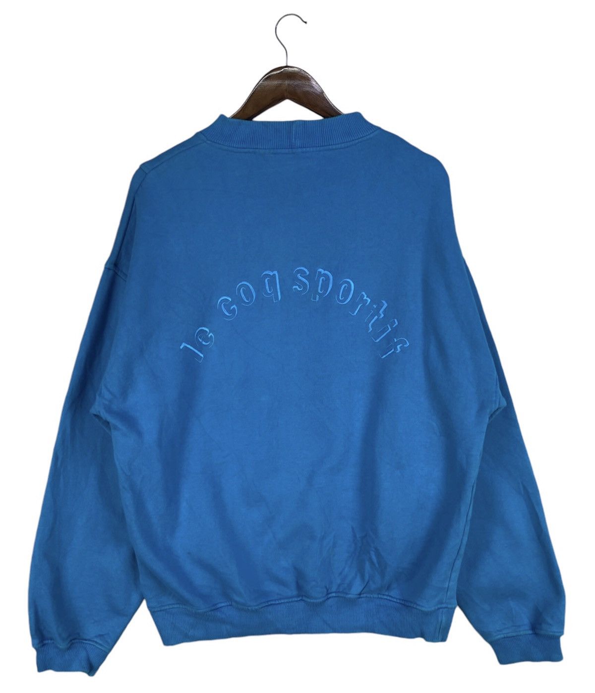 Designer × Le Coq Sportif × Vintage 💥RARE💥VINTAGE LECOQSPORTIF EMBROIDERY SWEATSHIRT Size US L / EU 52-54 / 3 - 4 Thumbnail