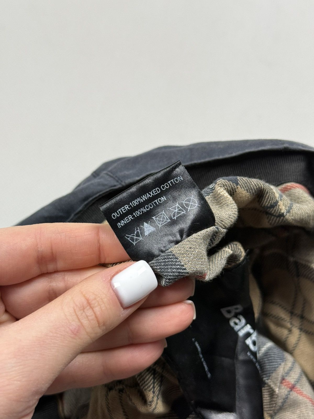 Barbour Barbour Wax Waxed Cotton A818 Flat Cap Hat Size 7 / 57 Cm Size ONE SIZE - 13 Thumbnail