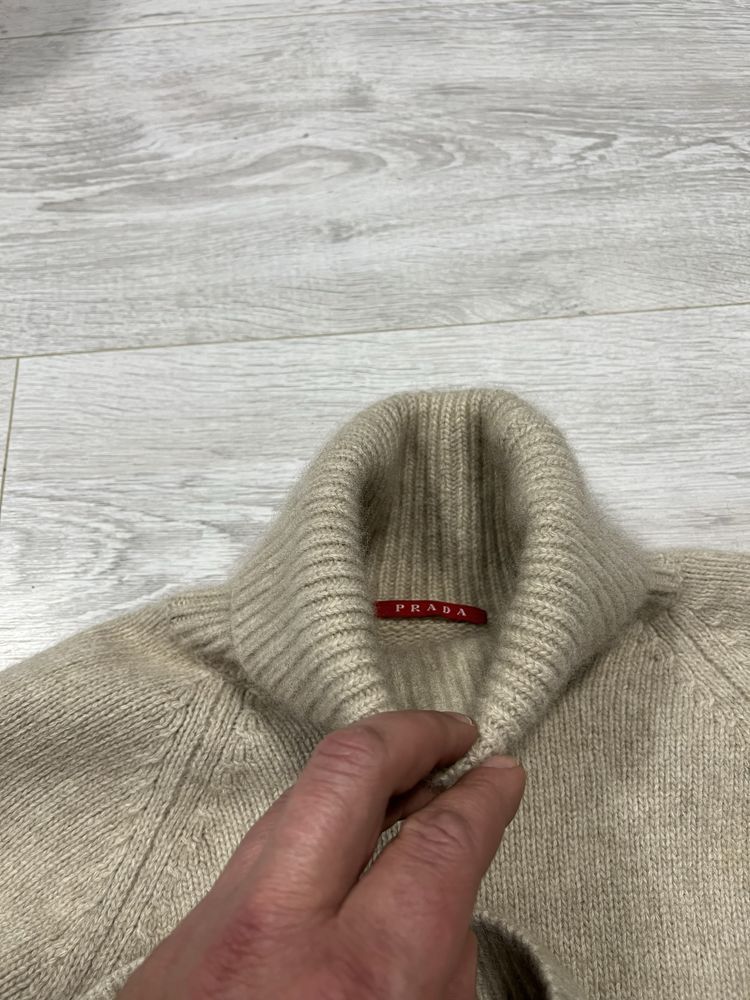 Prada Vintage Prada Wool Cashmere Sweater Size M / US 6-8 / IT 42-44 - 4 Thumbnail