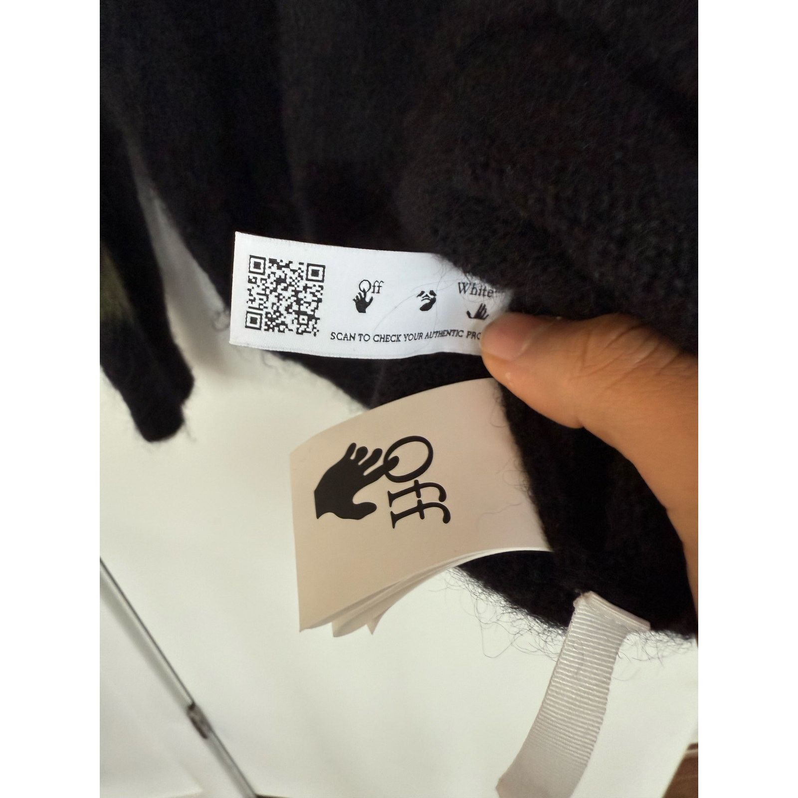 Off-White Off-White Mohair Sweater Size US L / EU 52-54 / 3 - 3 Thumbnail
