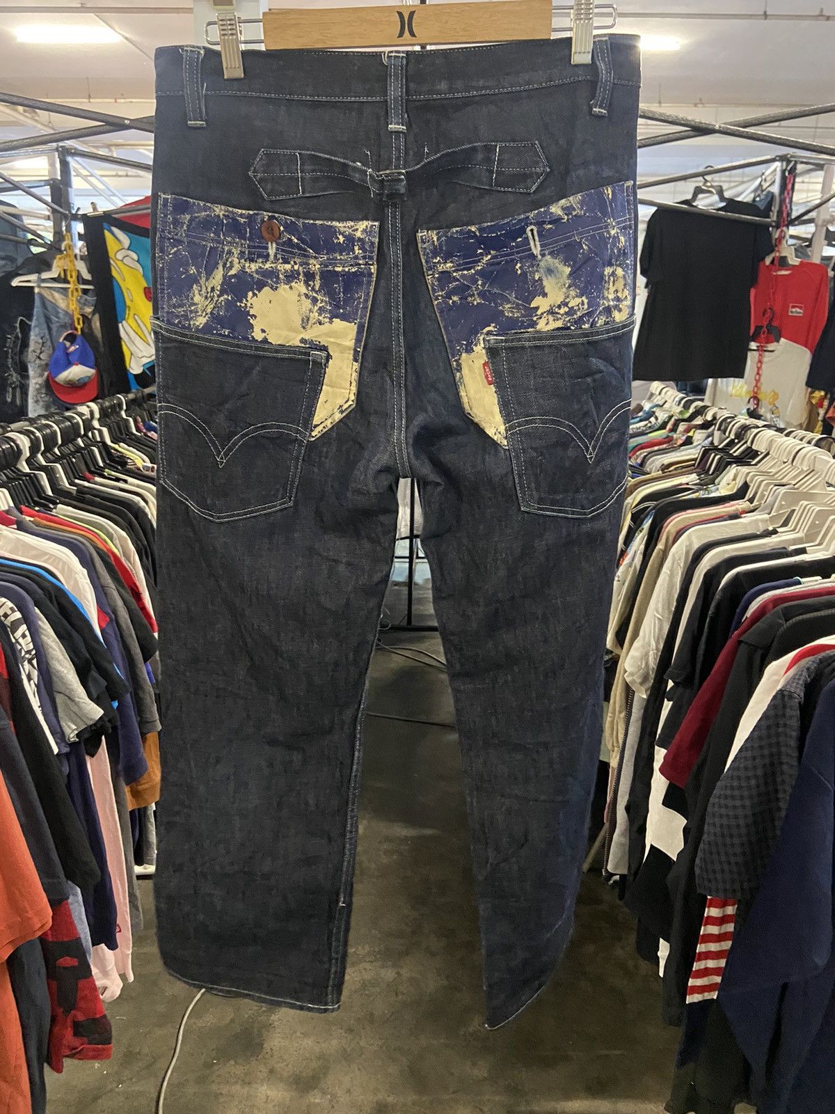 Comme des Garcons Levis x Junya Watanabe Comme des Garcons double pocket pants Size US 33 - 1 Thumbnail