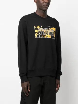 Versace Jeans Couture Versace Jeans Couture Baroque Logo Sweatshirt Size US M / EU 48-50 / 2 - 7 Thumbnail