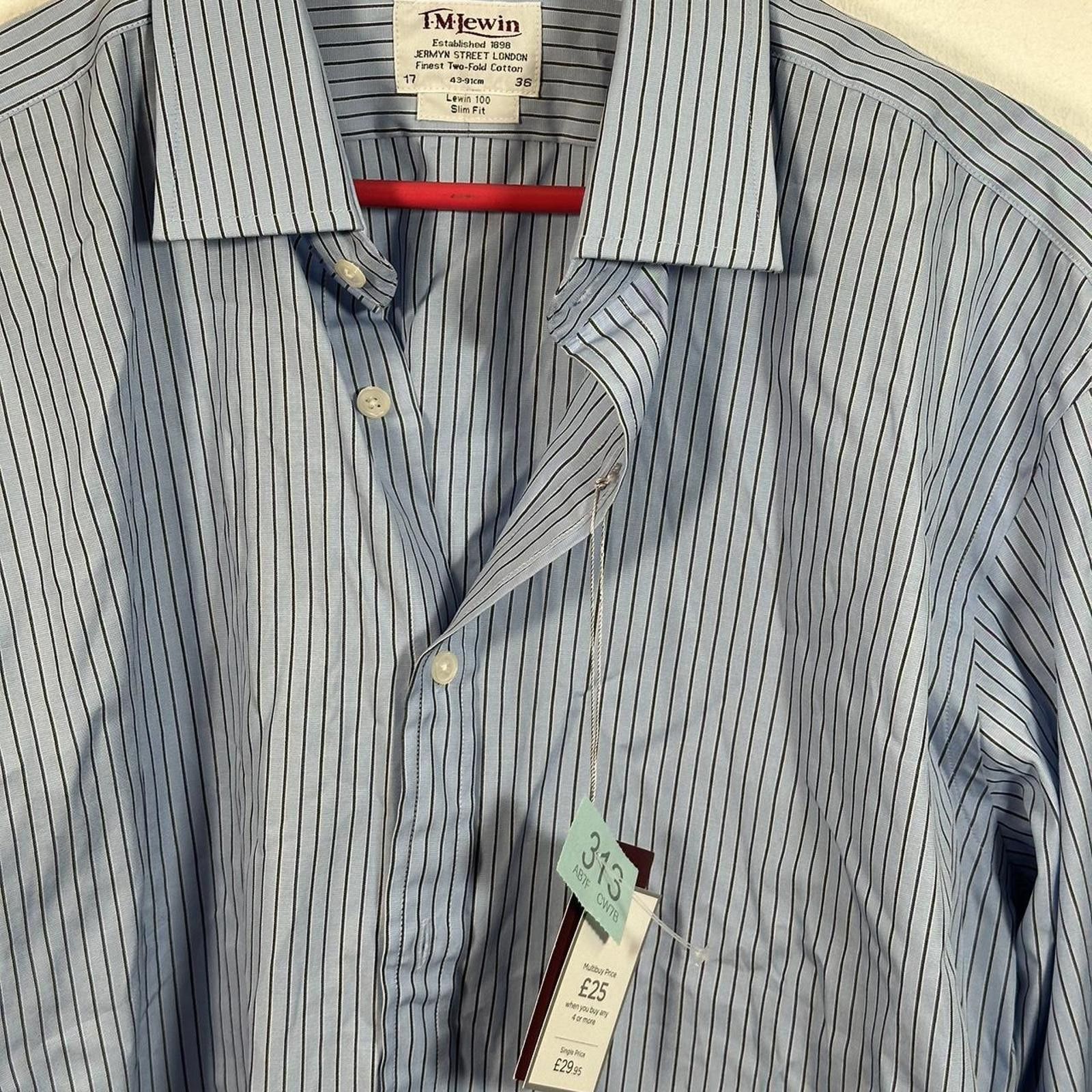 Designer Men's Blue Shirt Size US XL / EU 56 / 4 - 2 Thumbnail