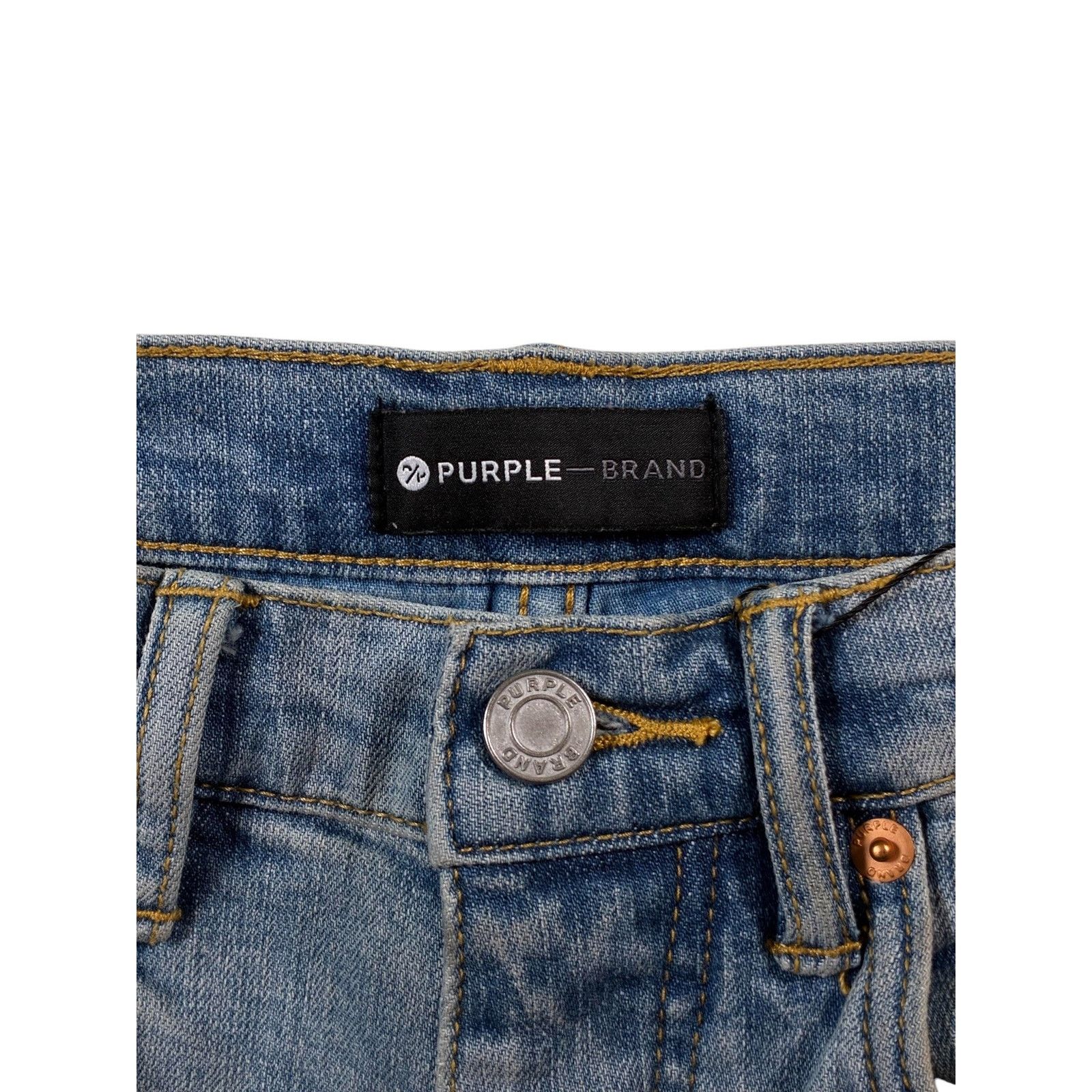 Purple Brand Purple Brand Light Wash Jeans Size US 29 - 4 Thumbnail