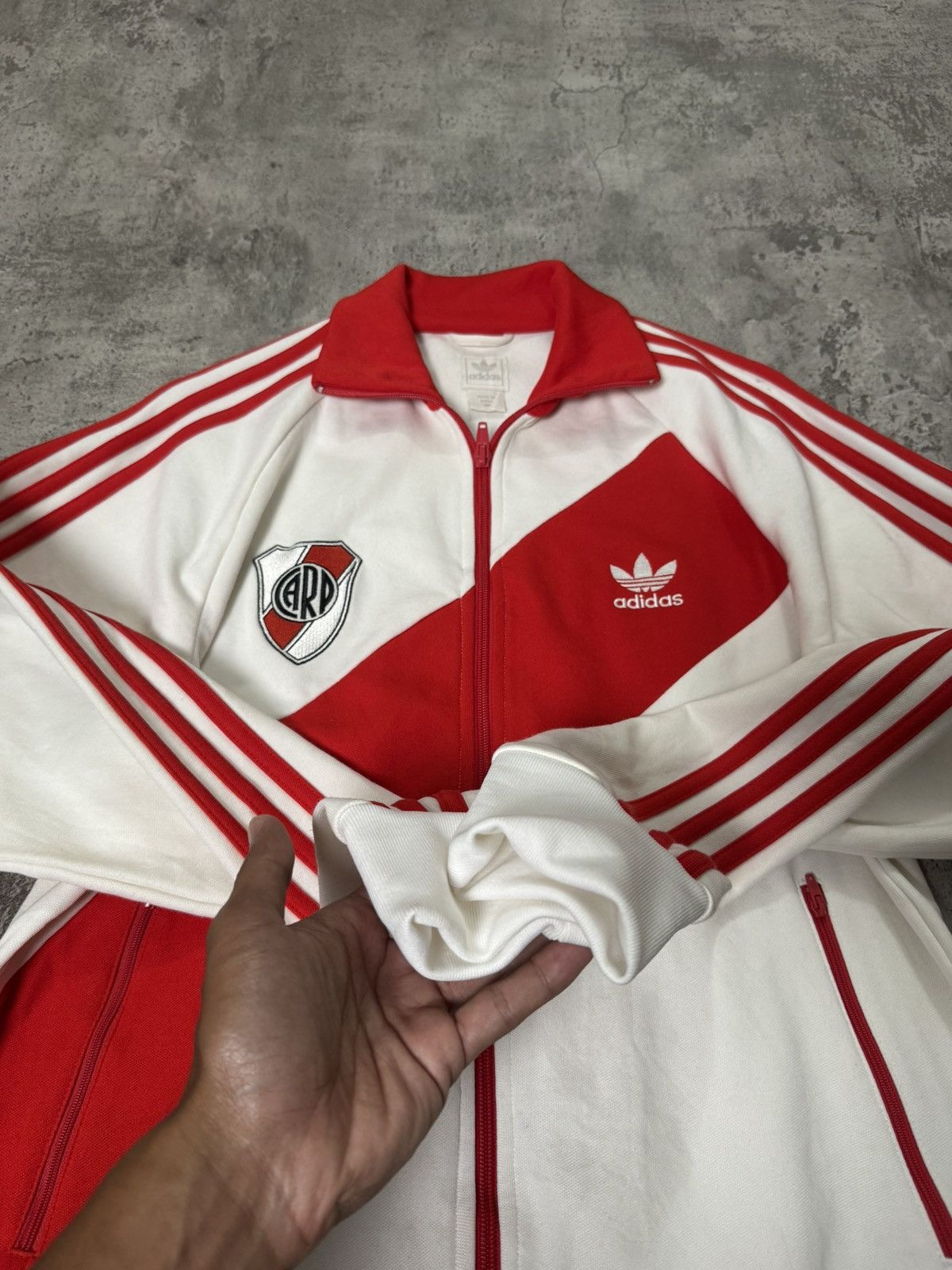Adidas VINTAGE ADIDAS RIVER PLATE TRACK TOP Size US M / EU 48-50 / 2 - 4 Thumbnail