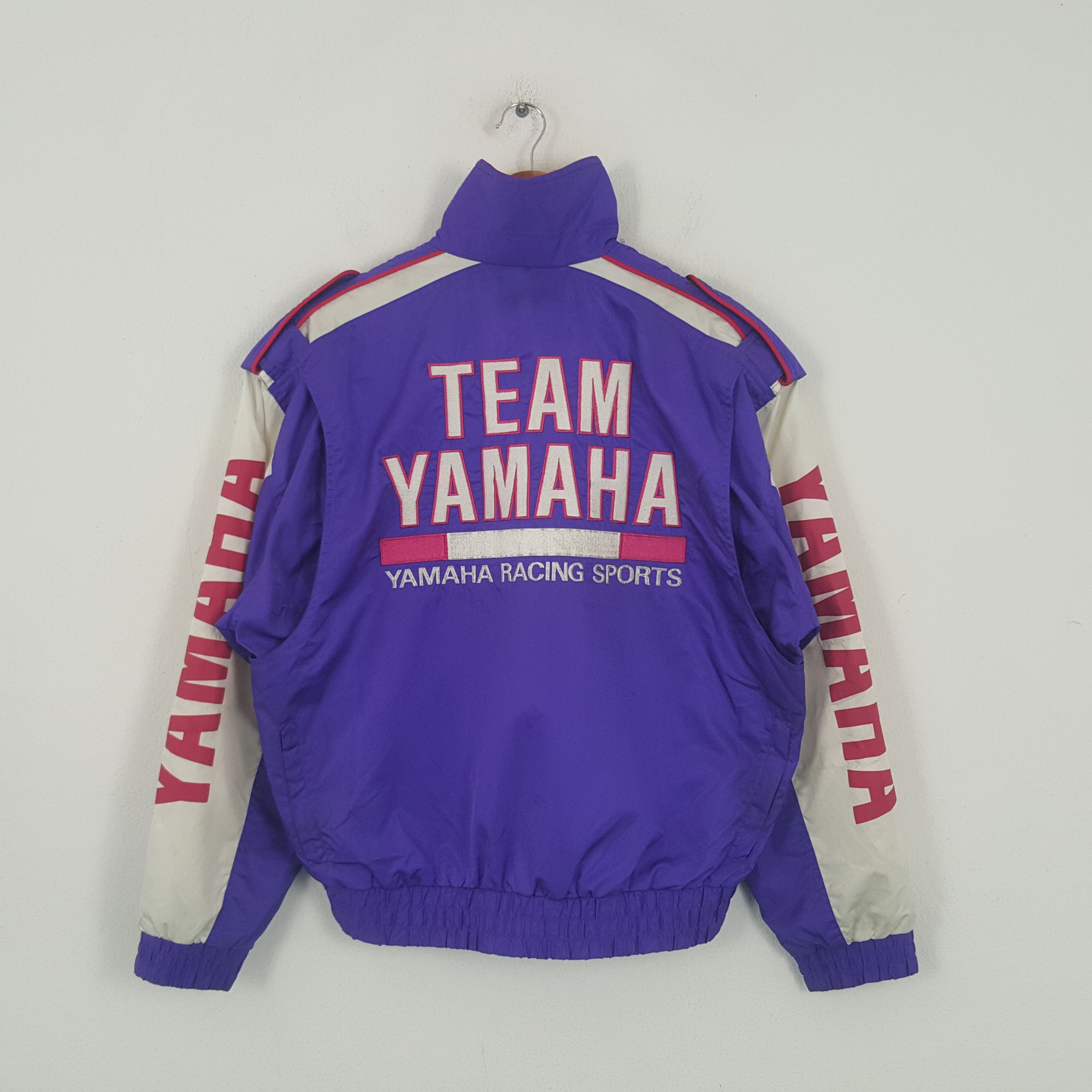 Vintage × Yamaha Vintage Team Yamaha Racing Motorsports Team Jacket Size US XL / EU 56 / 4 - 1 Thumbnail