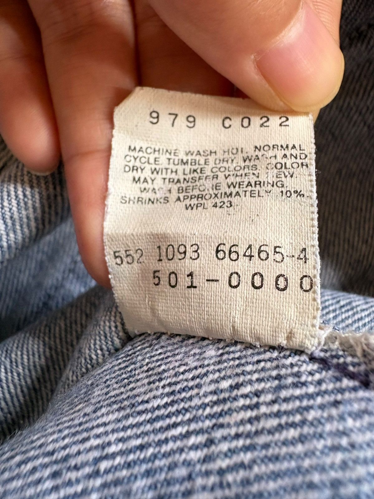 Levi's SALES🔥Vintage 90s Levis 501 Blue Wash Loose Jeans Size US 30 / EU 46 - 9 Thumbnail