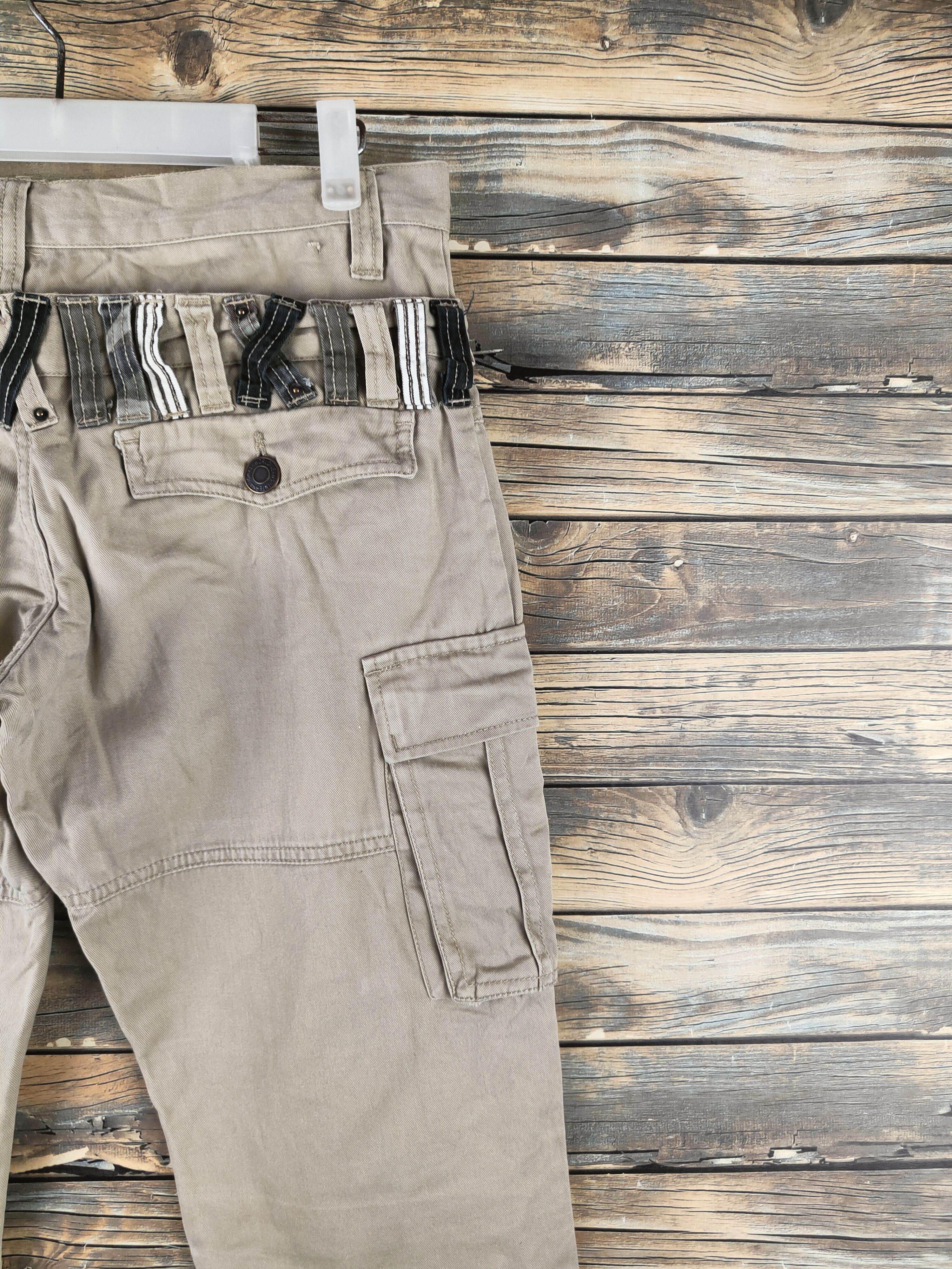 Japanese Brand DL Inner Groove Beige Multipocket Cargo Pants #46-183 Size US 32 / EU 48 - 10 Thumbnail