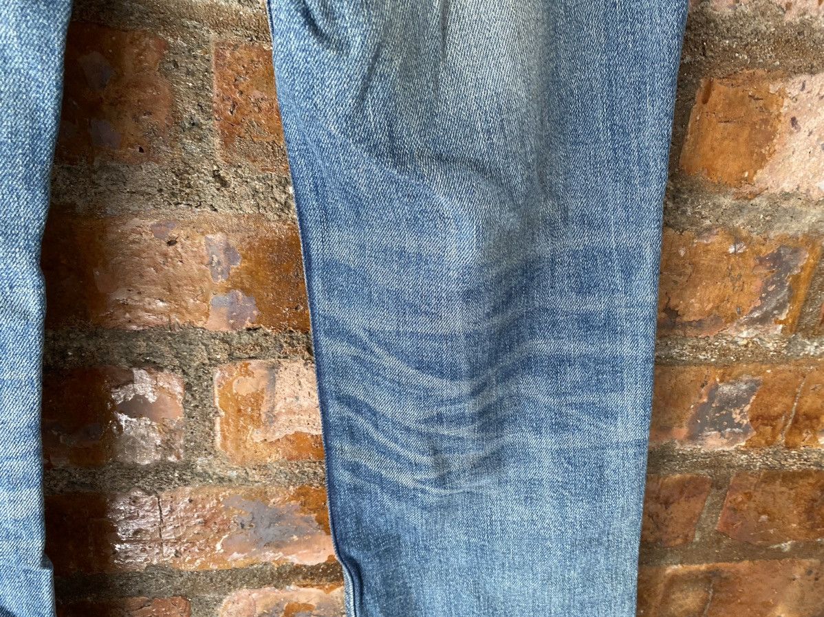 5351 POUR LES HOMMES 2000s 5351 pour less homme Flare Whisker Faded denim Size US 33 - 14 Thumbnail