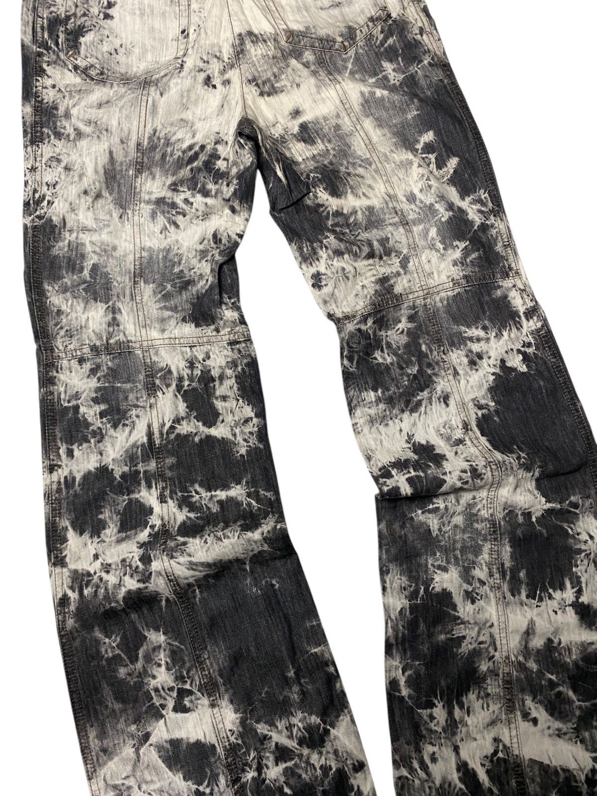 If Six Was Nine 2000's Intellection Seawash Flared Jeans Size US 27 - 7 Thumbnail