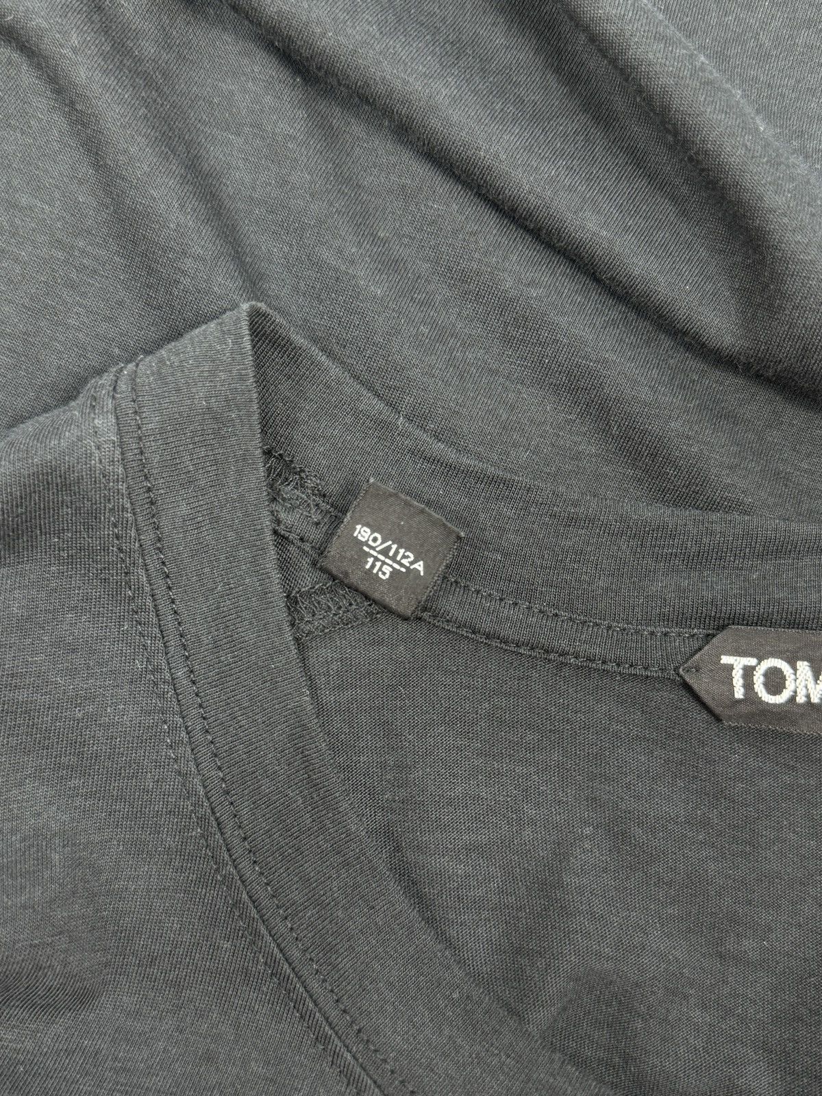 Tom Ford LOGO DETAILED T-SHIRT Size US XL / EU 56 / 4 - 4 Thumbnail