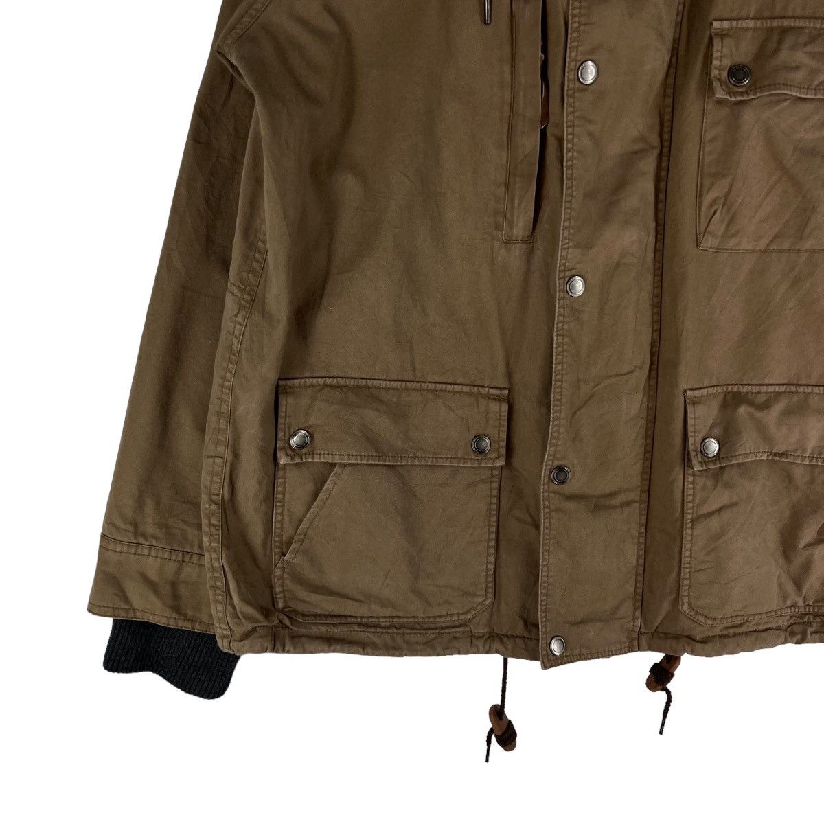 Hysteric Glamour 🔥VINTAGE BIKER JACKET GRN TOKYO JAPAN CARGO POCKETS Size US L / EU 52-54 / 3 - 5 Thumbnail