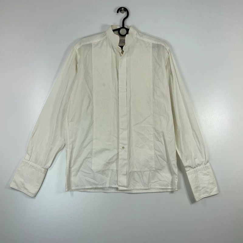 Other Fil a Fil Paris White Shirt Made In France Vintage sz 37 Size M / US 6-8 / IT 42-44 - 1 Thumbnail