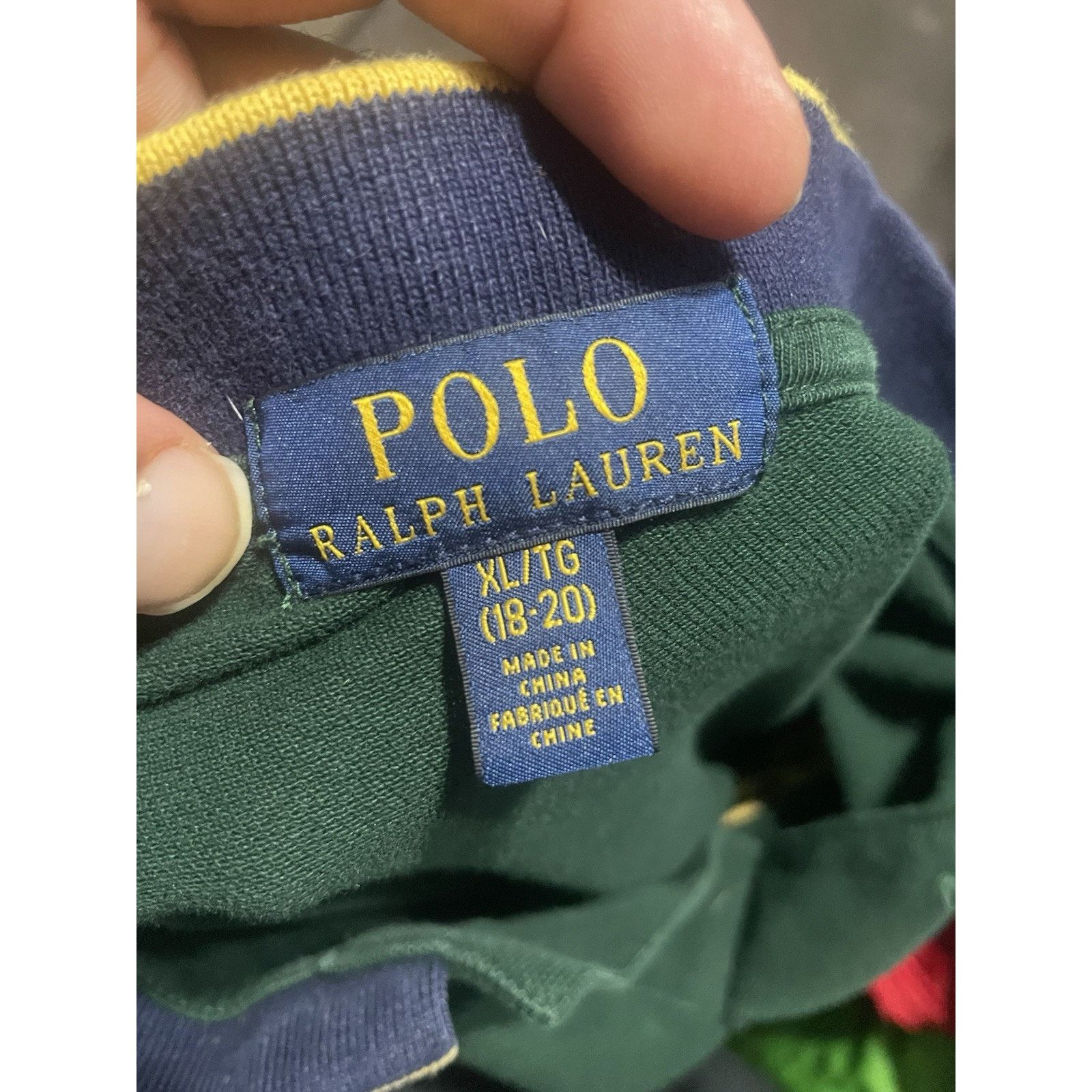 Polo Ralph Lauren Size Youth XL men’s S- Polo Ralph Lauren Colorblock Big Pony Size US S / EU 44-46 / 1 - 3 Thumbnail