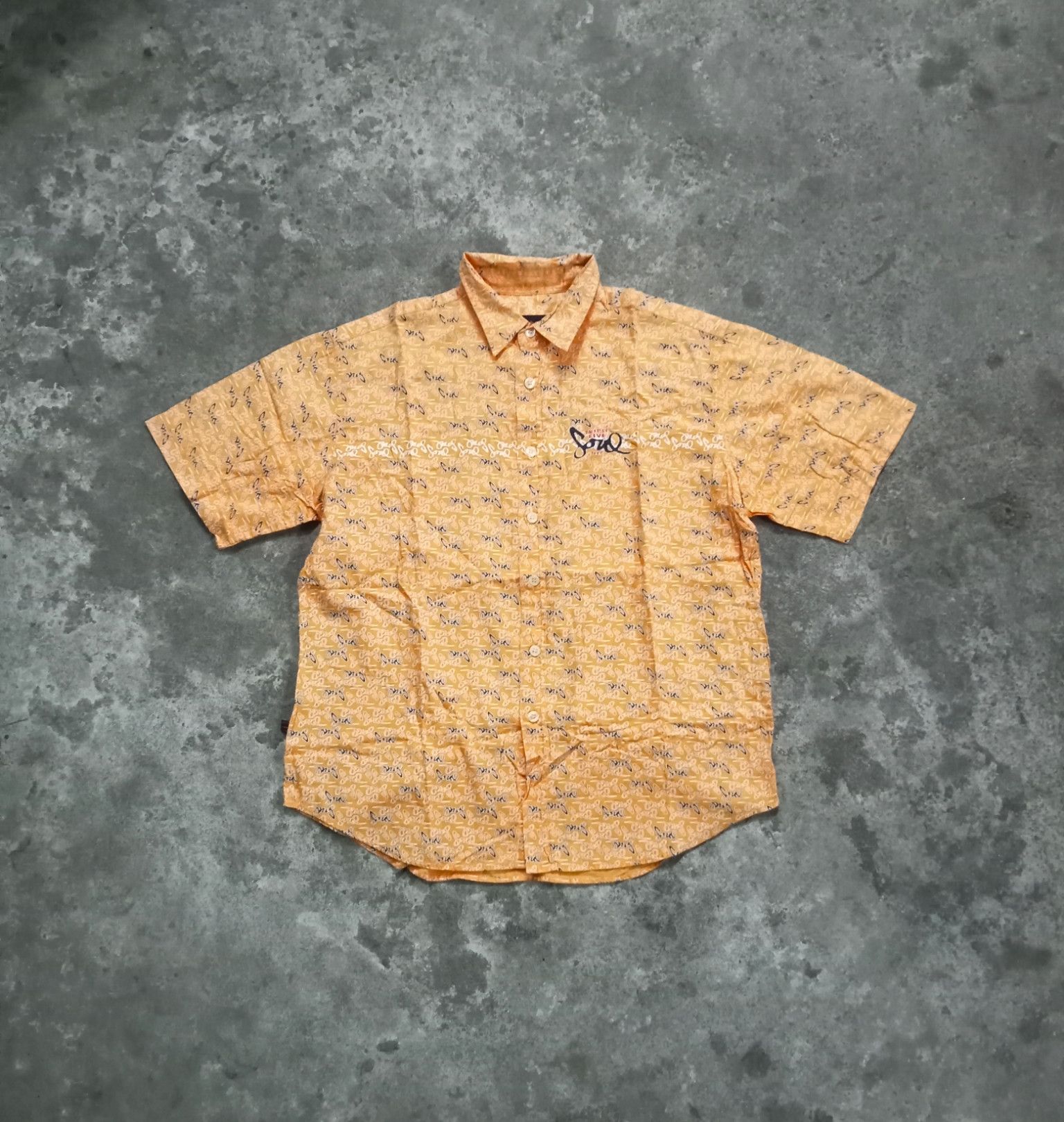 Triple 5 Soul Triple 5 Soul NYC AOP Monogram Short Shirt's x Vintage x y2k Size US XXL / EU 58 / 5 - 1 Thumbnail