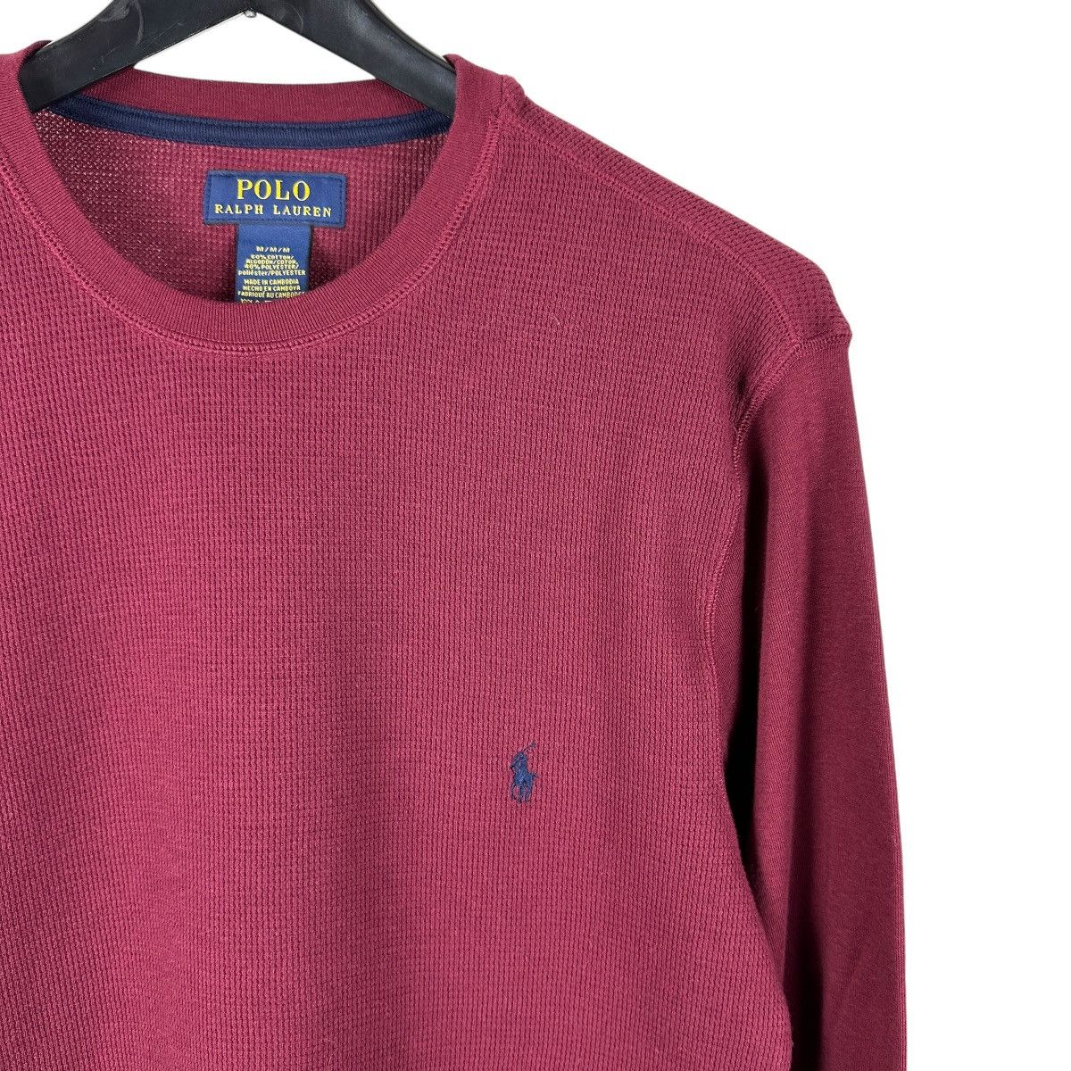 Polo Ralph Lauren Mens Y2K Polo Ralph Lauren Waffle Knit Thermal Shirt Size US M / EU 48-50 / 2 - 4 Thumbnail