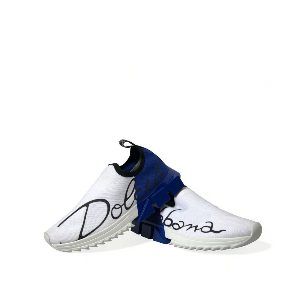 Dolce & Gabbana Dolce & Gabbana Chic Low Top Sorrento Sneakers in Blue and W Size US 6.5 / EU 39-40 - 7 Thumbnail