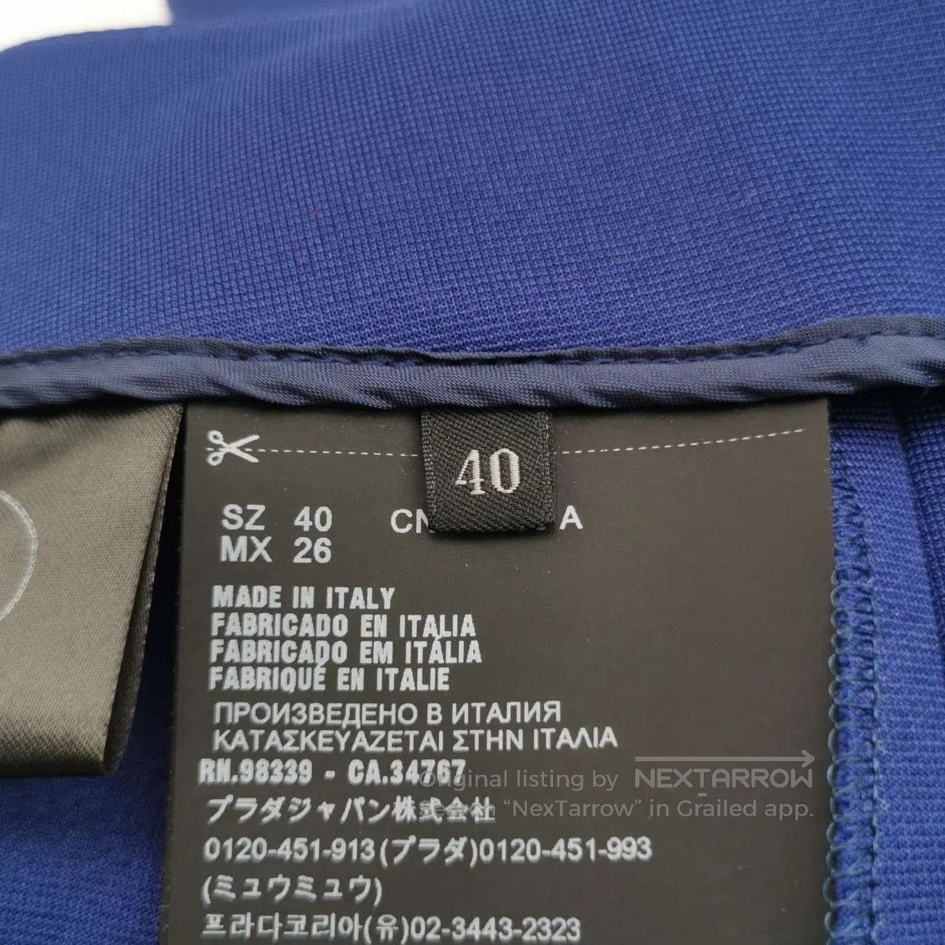 Prada Prada Solid Color Belted Long Pants Size 4. Size 39" - 5 Thumbnail