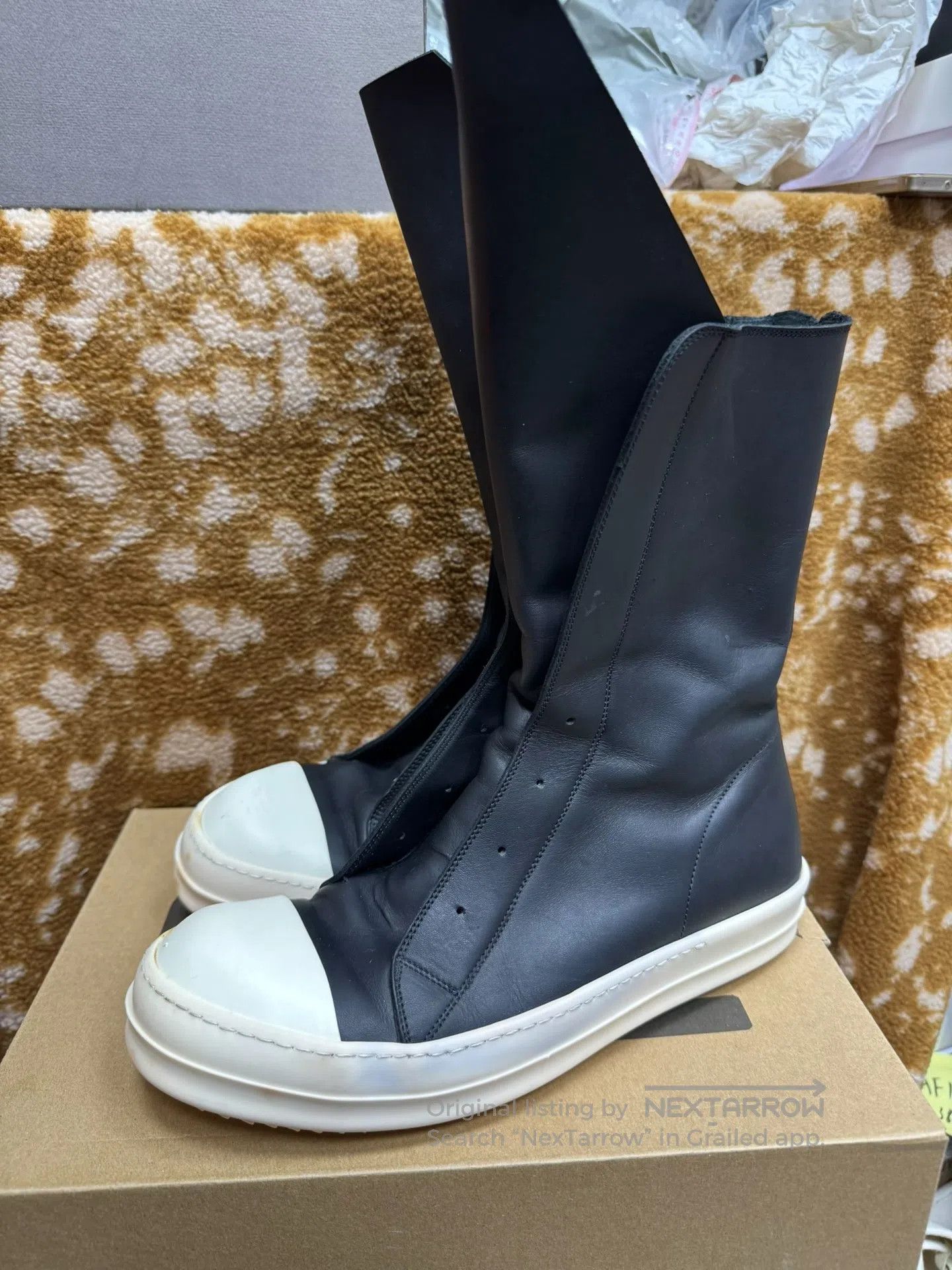 Rick Owens Rick Owens Kiss Heels (Size 42, Black/Clear) | Grailed