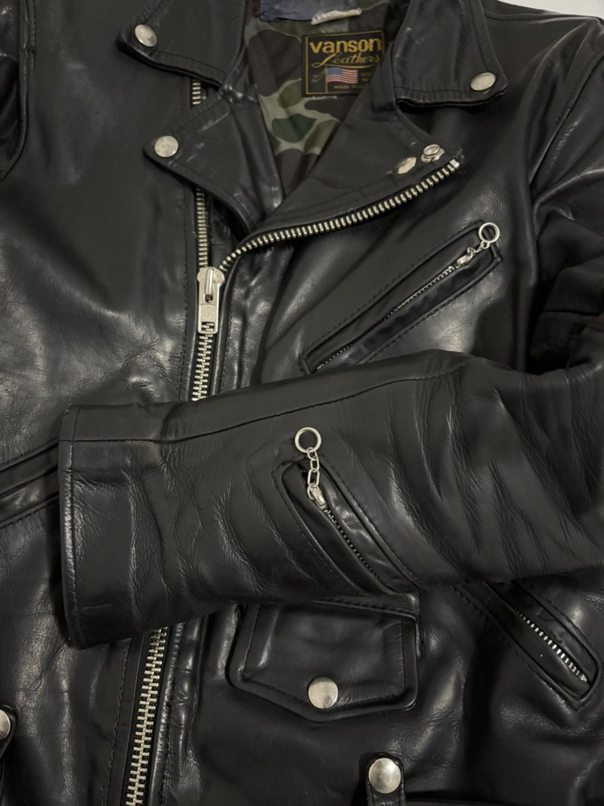Junya Watanabe × Vanson Leathers AW2007 Junya Watanabe x Vanson Leather Perfecto Jacket Size US S / EU 44-46 / 1 - 2 Thumbnail
