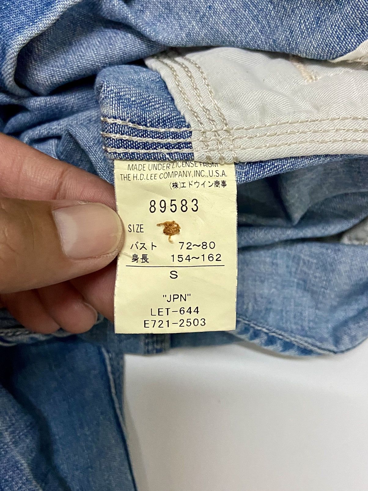 Lee LEE ROSSO UNION MADE DENIM DRESS Size S / US 4 / IT 40 - 10 Thumbnail