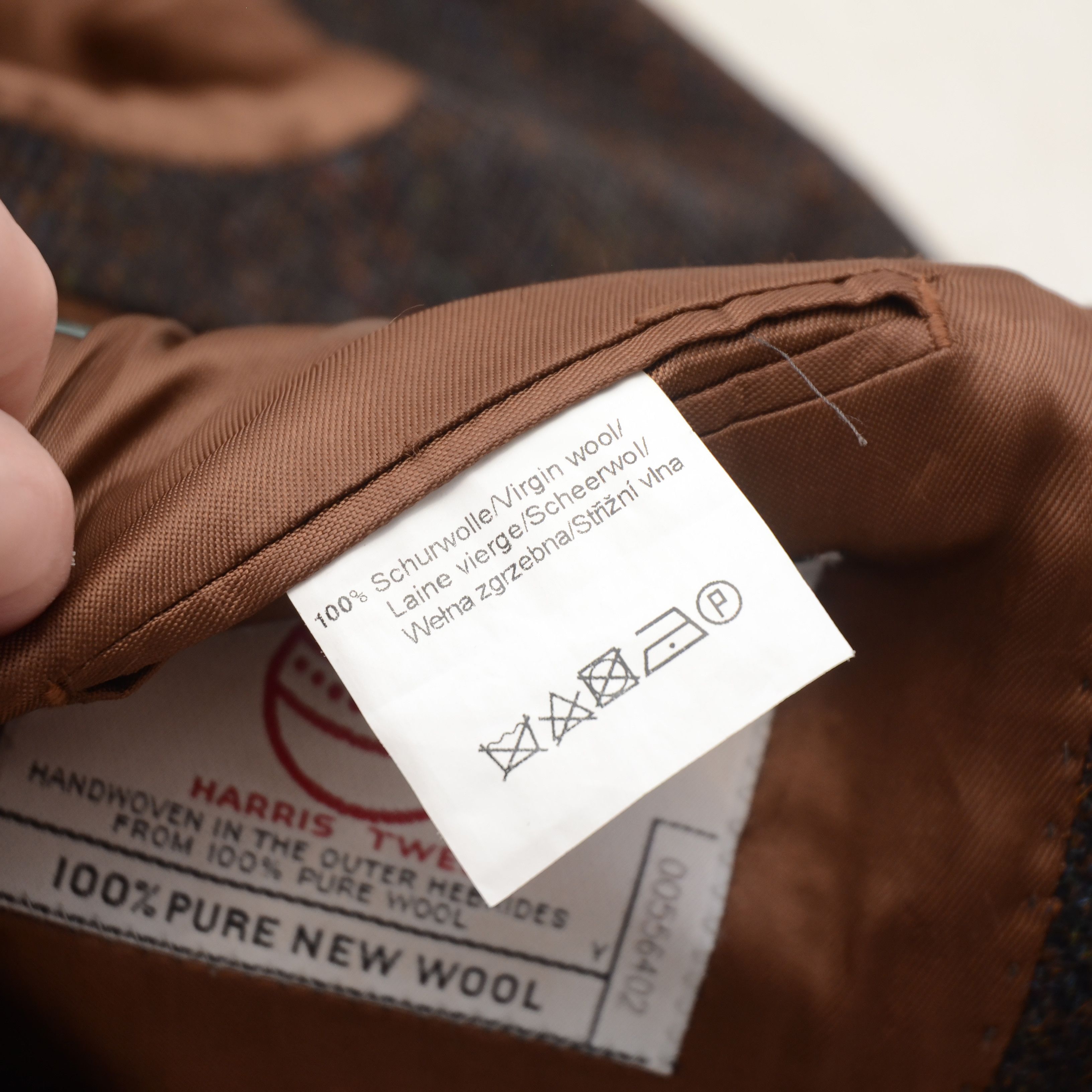 Harris Tweed Vintage HARRIS TWEED x Anson's Handwoven Wool Blazer sz. L-M Size 42R - 19 Thumbnail