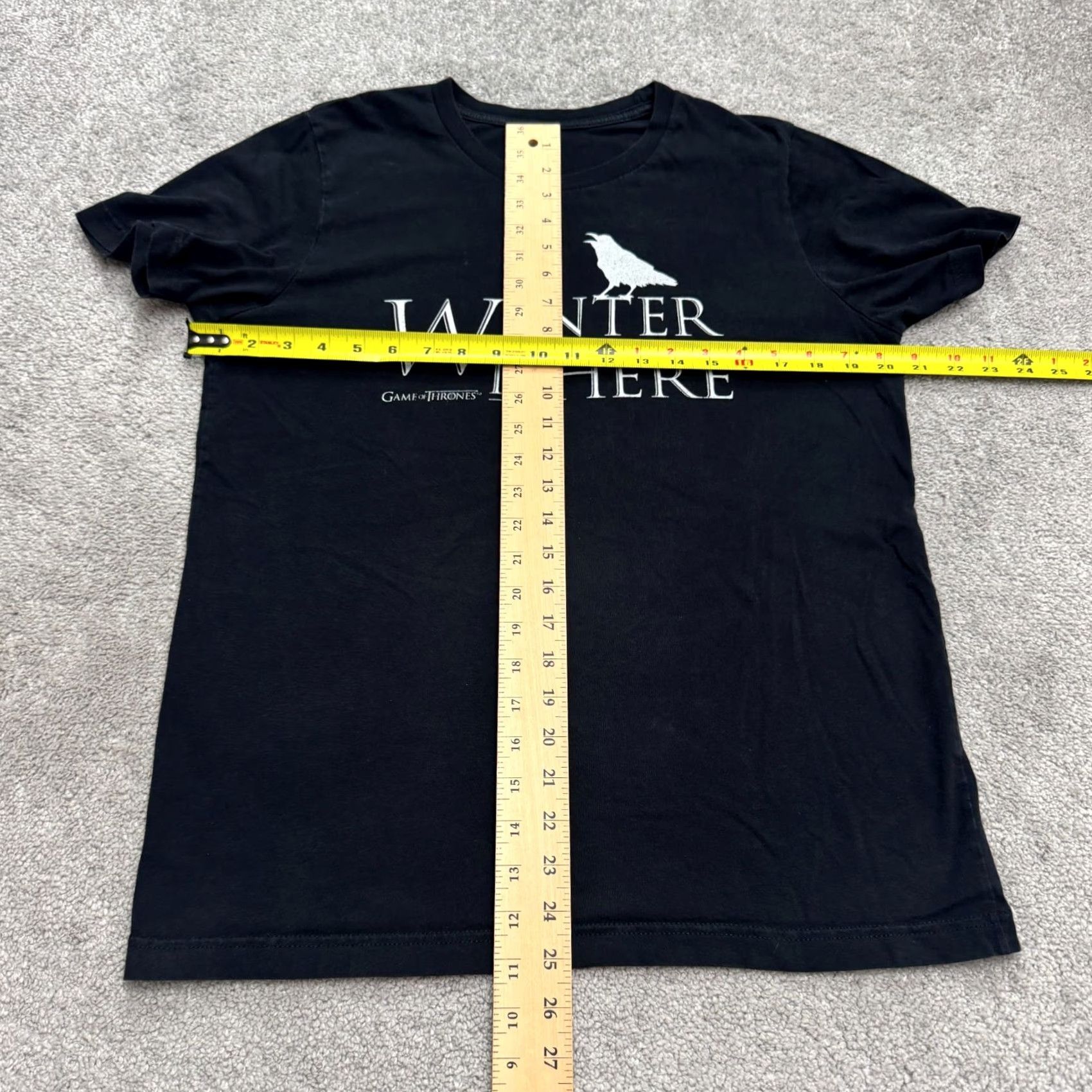 Vintage Game Of Thrones Mens Medium Black Graphic T-Shirt Crew Neck Tee Shop Shirt Gift Weekend 90s Tee Size US M / EU 48-50 / 2 - 4 Thumbnail