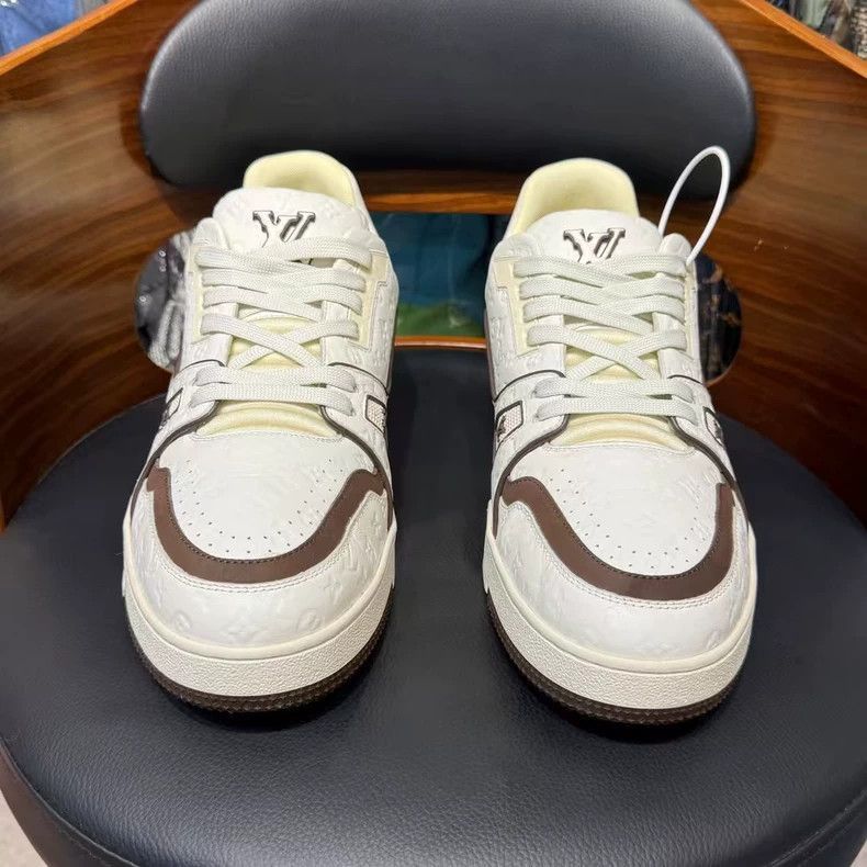 Louis Vuitton Louis Vuitton LV X Tyler Sneaker in White and Brown-2506 Size US 9 / EU 42 - 2 Thumbnail