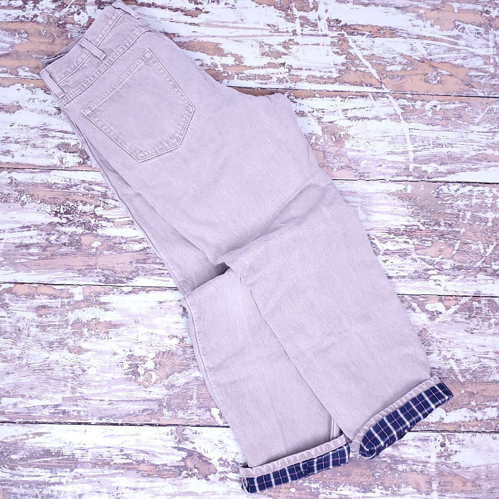 L.L. Bean L.L. Bean Double L Lined Jeans Grey Khaki 38 x 32 Size US 38 / EU 54 - 2 Thumbnail