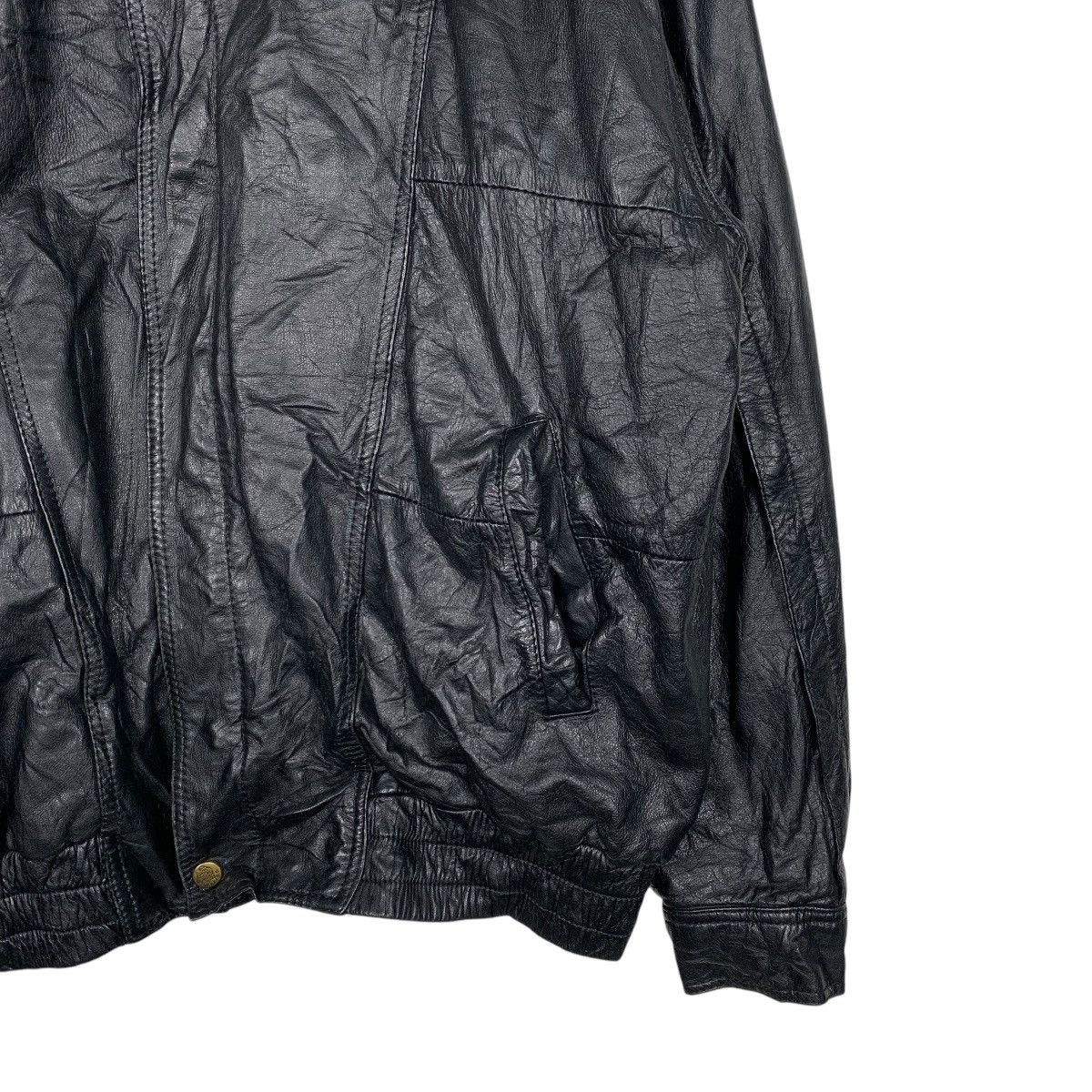 Japanese Brand Valentino Uomo Leather Jacket Size US L / EU 52-54 / 3 - 4 Thumbnail