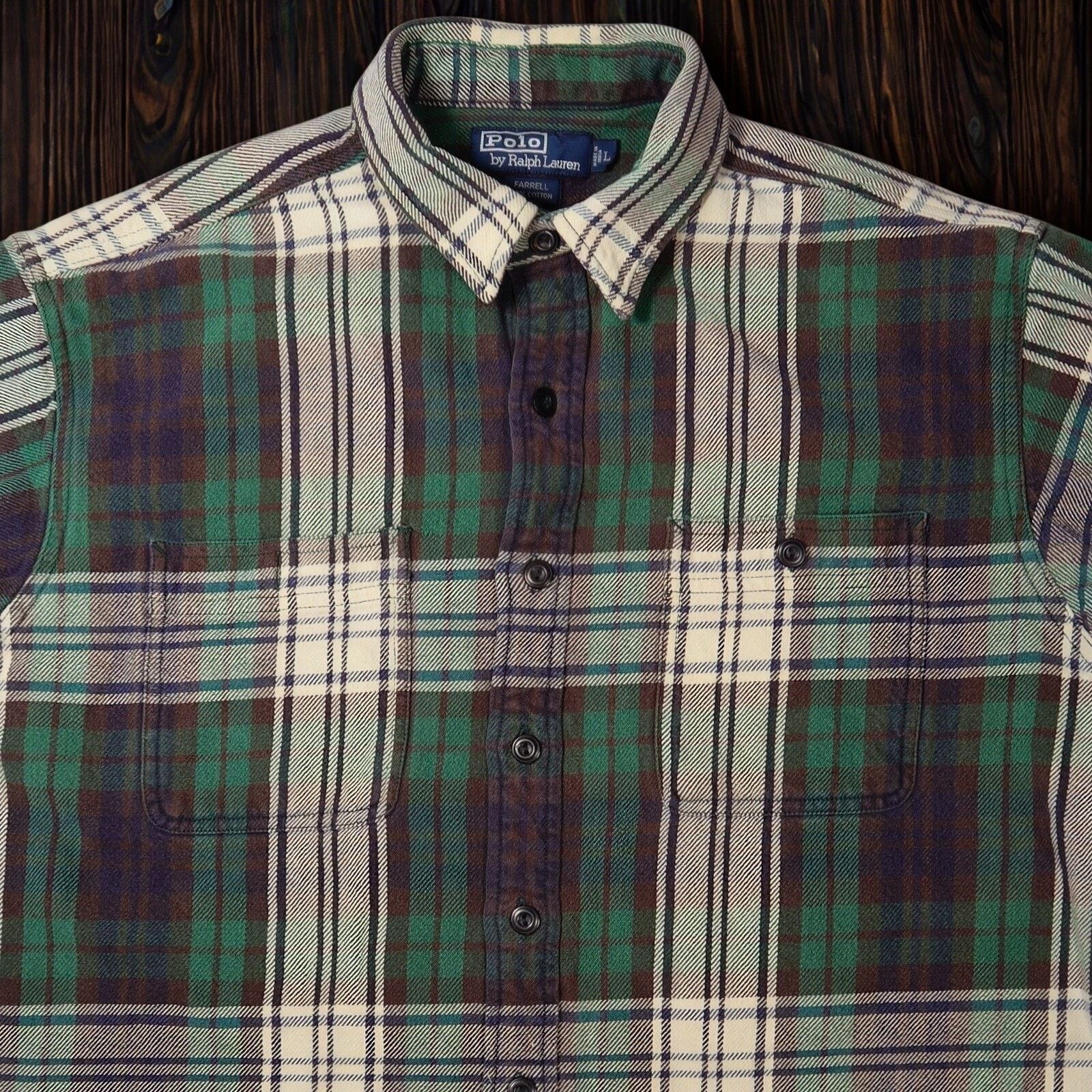 Polo Ralph Lauren Polo Ralph Lauren Farrell Heavy Twill Shacket L Tartan Plaid Size US L / EU 52-54 / 3 - 2 Thumbnail