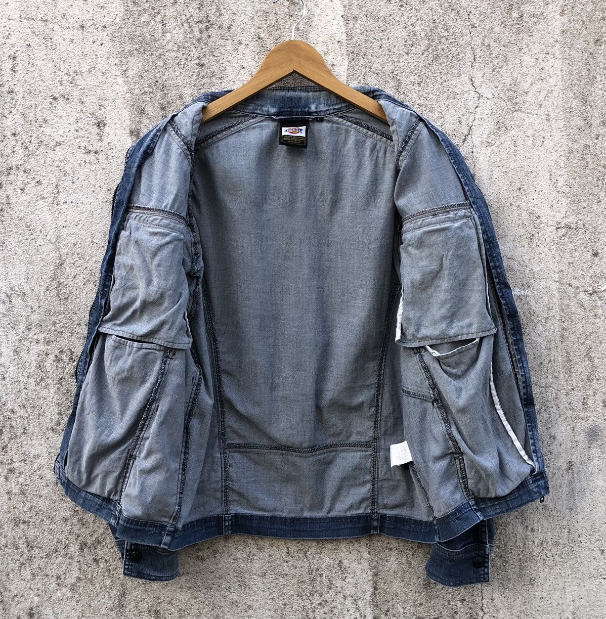 Dickies Dickies Stretch Silky Denim Work / Bikers Jacket Size US L / EU 52-54 / 3 - 15 Thumbnail