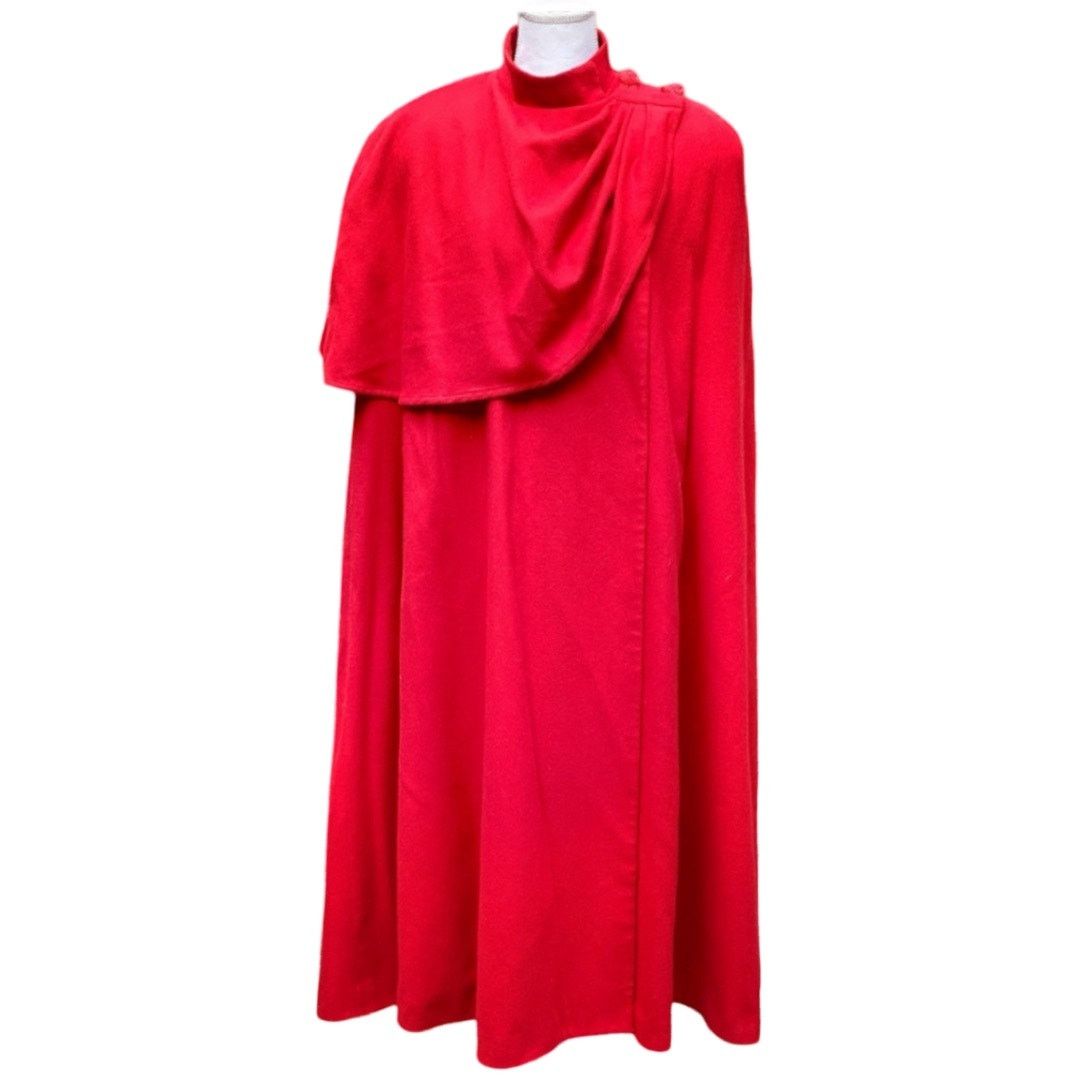Vintage Merino Wool Cape Sz S Size S / US 4 / IT 40 - 2 Thumbnail