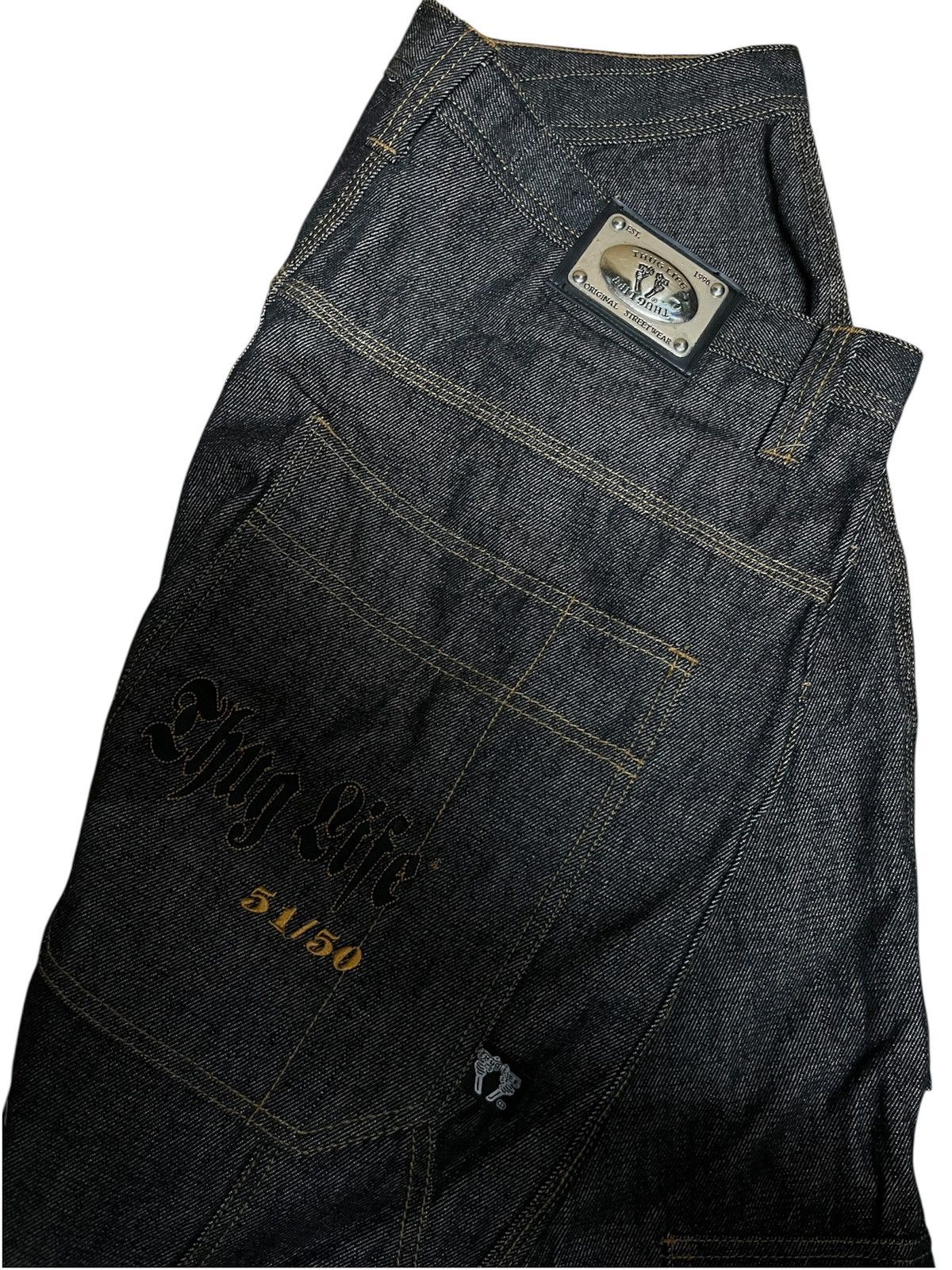 Designer × Polar Skate Co. × Southpole Thug Life Baggy Jeans Size US 42 / EU 58 - 5 Thumbnail