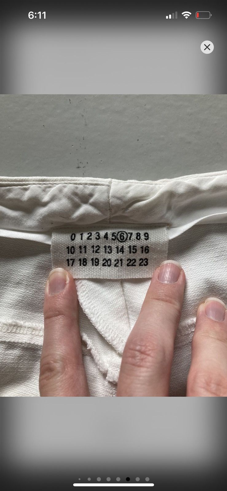 Maison Margiela F/W 1999 Line 6 Waistless White Pants Size 26" / US 2 / IT 38 - 7 Thumbnail