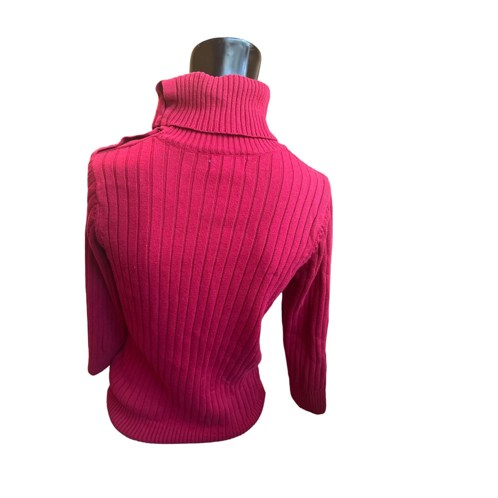 Croft & Barrow Croft & Barrow Red Knit Sweater Size S / US 4 / IT 40 - 3 Thumbnail