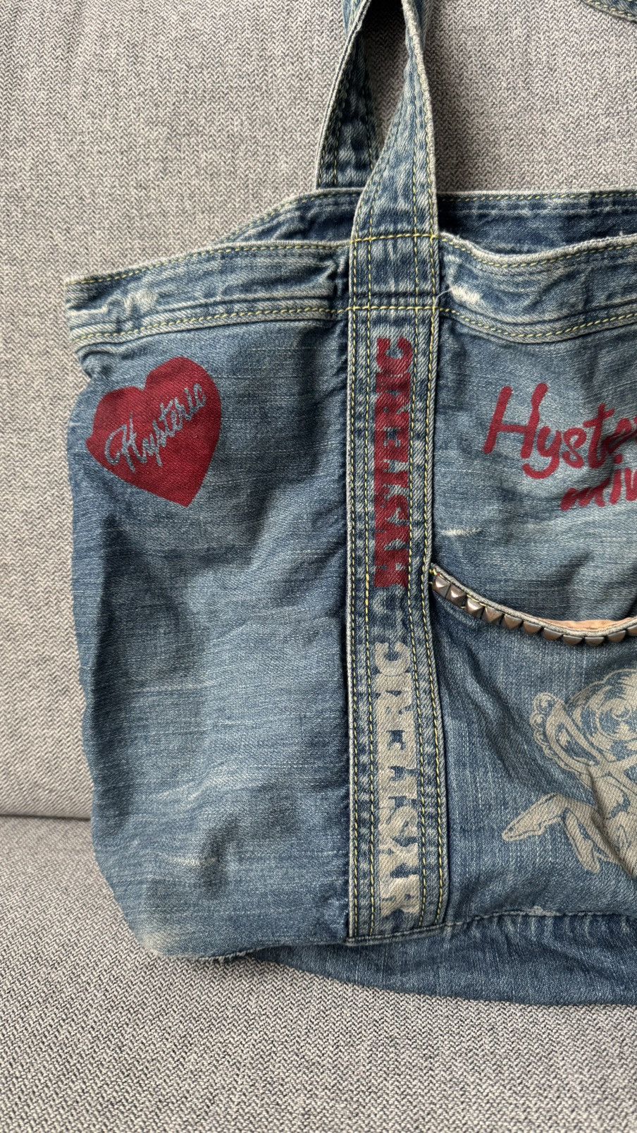 Hysteric Glamour Hysteric Glamour Denim Tote Bag Size ONE SIZE - 4 Thumbnail
