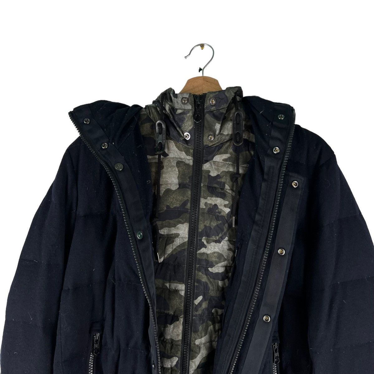 Japanese Brand 🔥VINTAGE BIKER JACKET PUFFER DOWN NISHIKAWA DOWN JAPAN Size US L / EU 52-54 / 3 - 9 Thumbnail