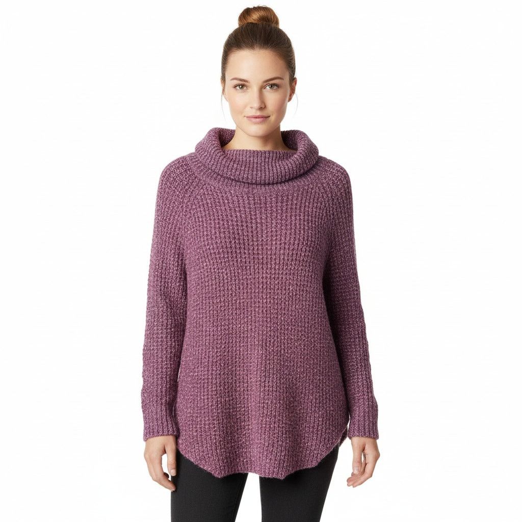 Free People Free People Purple Soft Knit Oversized Pullover Sweater, S Size S / US 4 / IT 40 - 4 Thumbnail