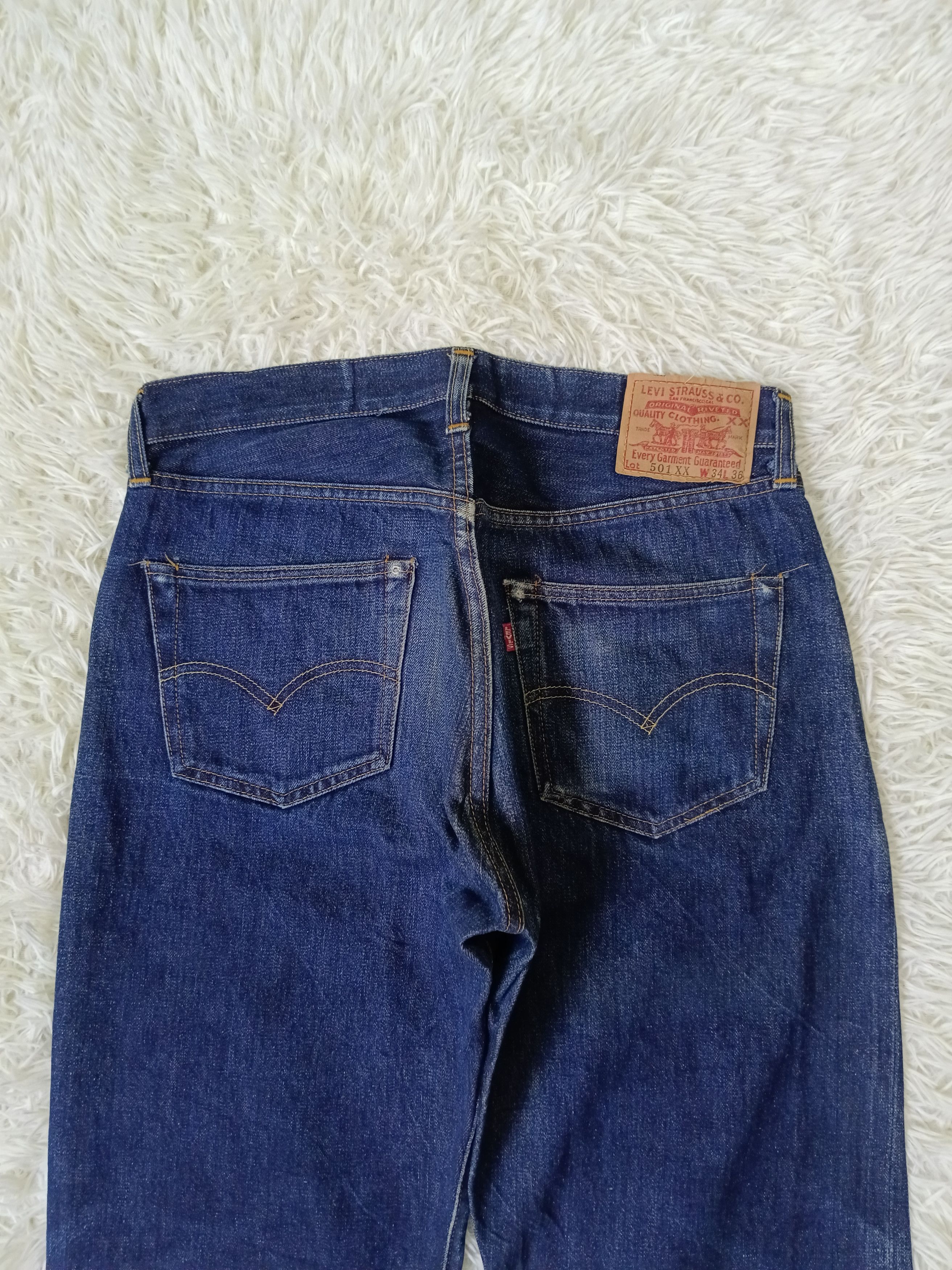 LVC × Levi's Vintage Clothing LEVIS VINTAGE 90s 501 XX BIG E REPRODUCTION Size US 32 / EU 48 - 4 Thumbnail