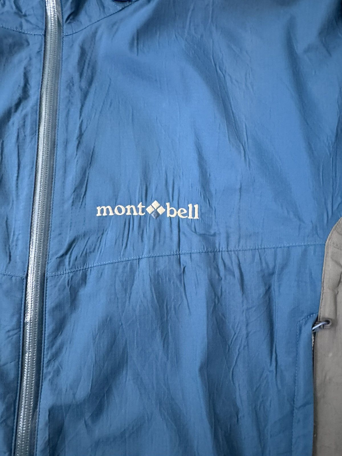 Montbell Montbell Rain Trekker jacket in cyan blue with gray accents Size US L / EU 52-54 / 3 - 10 Thumbnail