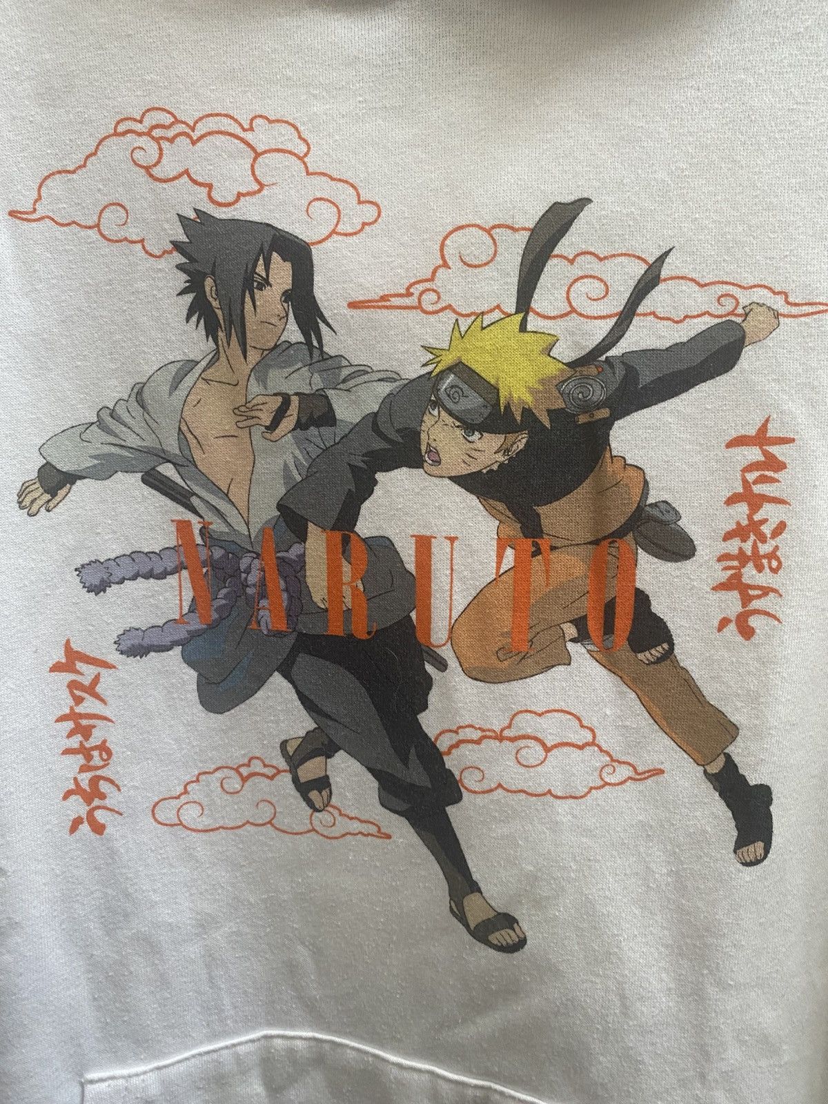 Anime VINTAGE ANIME NARUTO VS SASUKE HODDIE WHITE Size US L / EU 52-54 / 3 - 2 Thumbnail