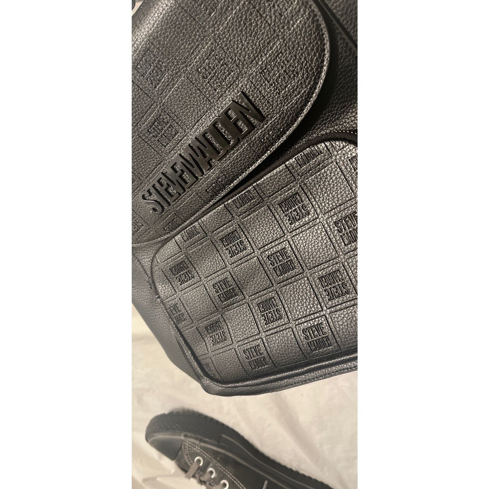 Steve Madden Steve Madden Bseyda Backpack Purse Faux Leather Size ONE SIZE - 5 Thumbnail