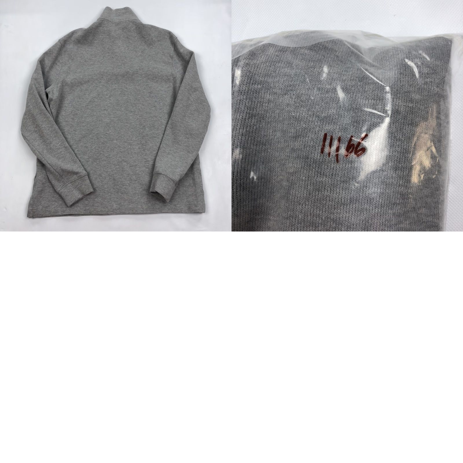 Polo Ralph Lauren Polo Ralph Lauren Men’s Grey 1/4 Zip Pullover Sweater Embroidered Pony Size L Size US L / EU 52-54 / 3 - 8 Thumbnail