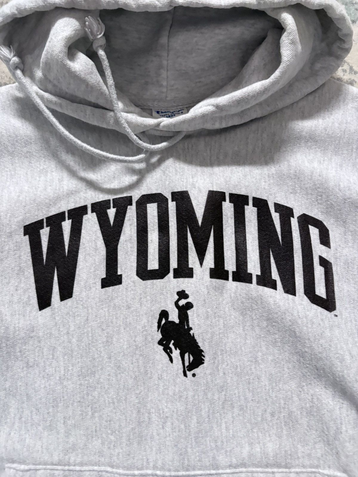 Champion Wyoming Champion Reverse Weave Vintage Hoodie Size US L / EU 52-54 / 3 - 2 Thumbnail