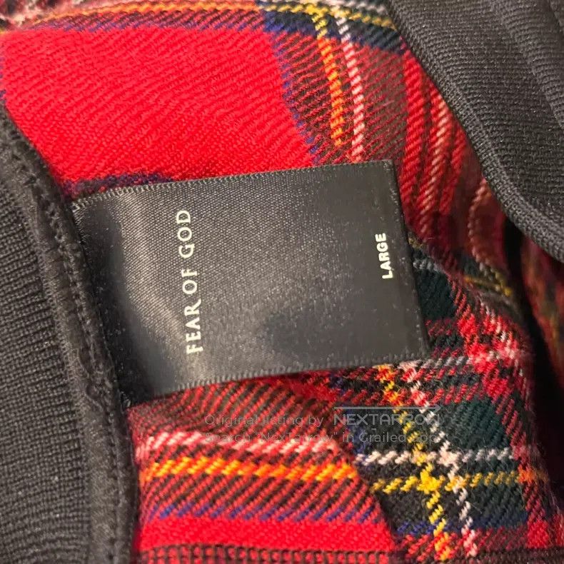 Fear of God fear of god 5th main line red plaid wool school pants Size US 32 / EU 48 - 4 Thumbnail