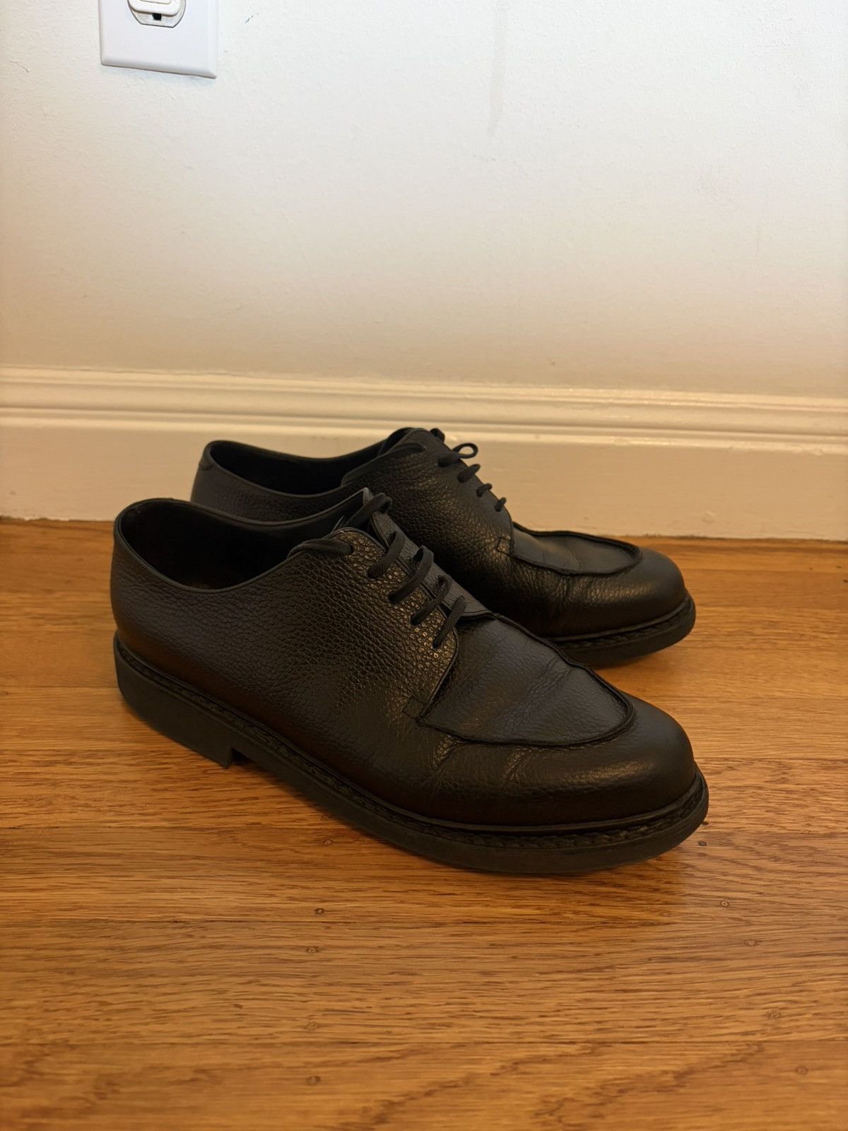 Arpenteur × Paraboot Arpenteur x Paraboot Mirage Derby - Black UK 11 Size US 12 / EU 45 - 1 Thumbnail
